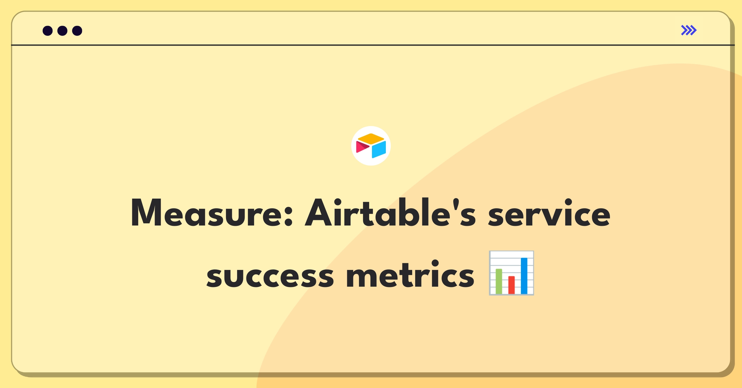 Product Management Analytics Question: Measuring Airtable's service success with key performance indicators