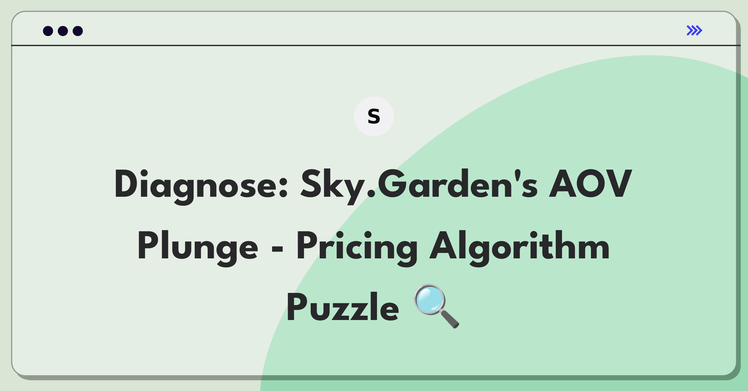 Product Management Root Cause Analysis Question: Investigating Sky.Garden's 15% drop in electronics average order value