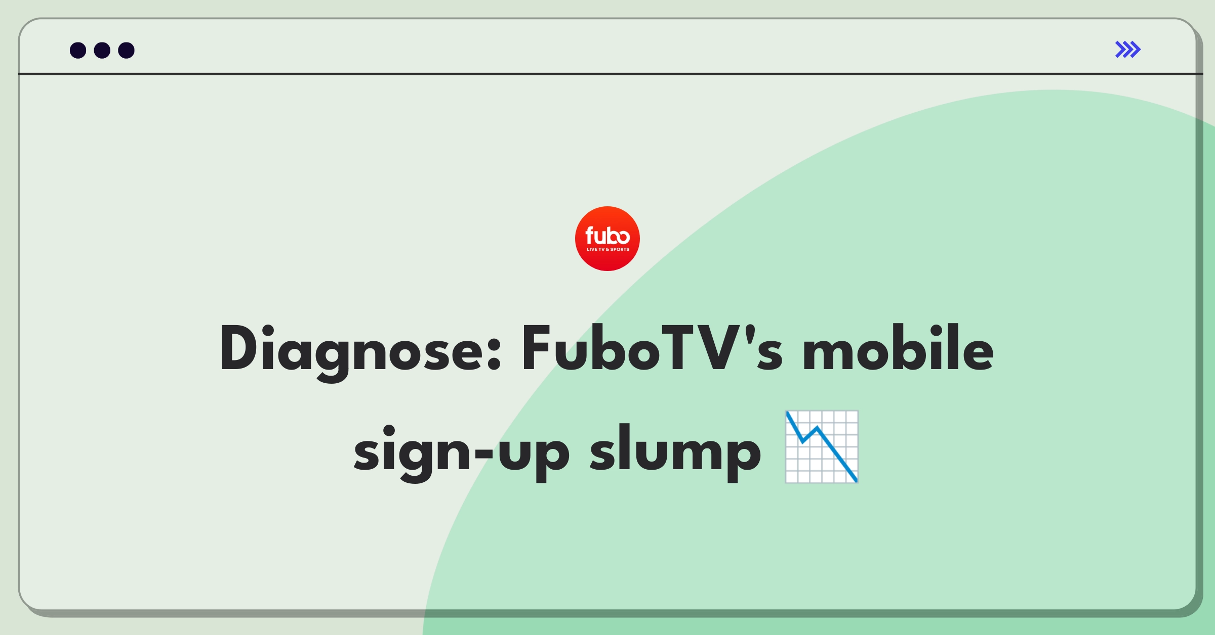 Product Management Root Cause Analysis Question: Investigating FuboTV's mobile app subscriber sign-up decline