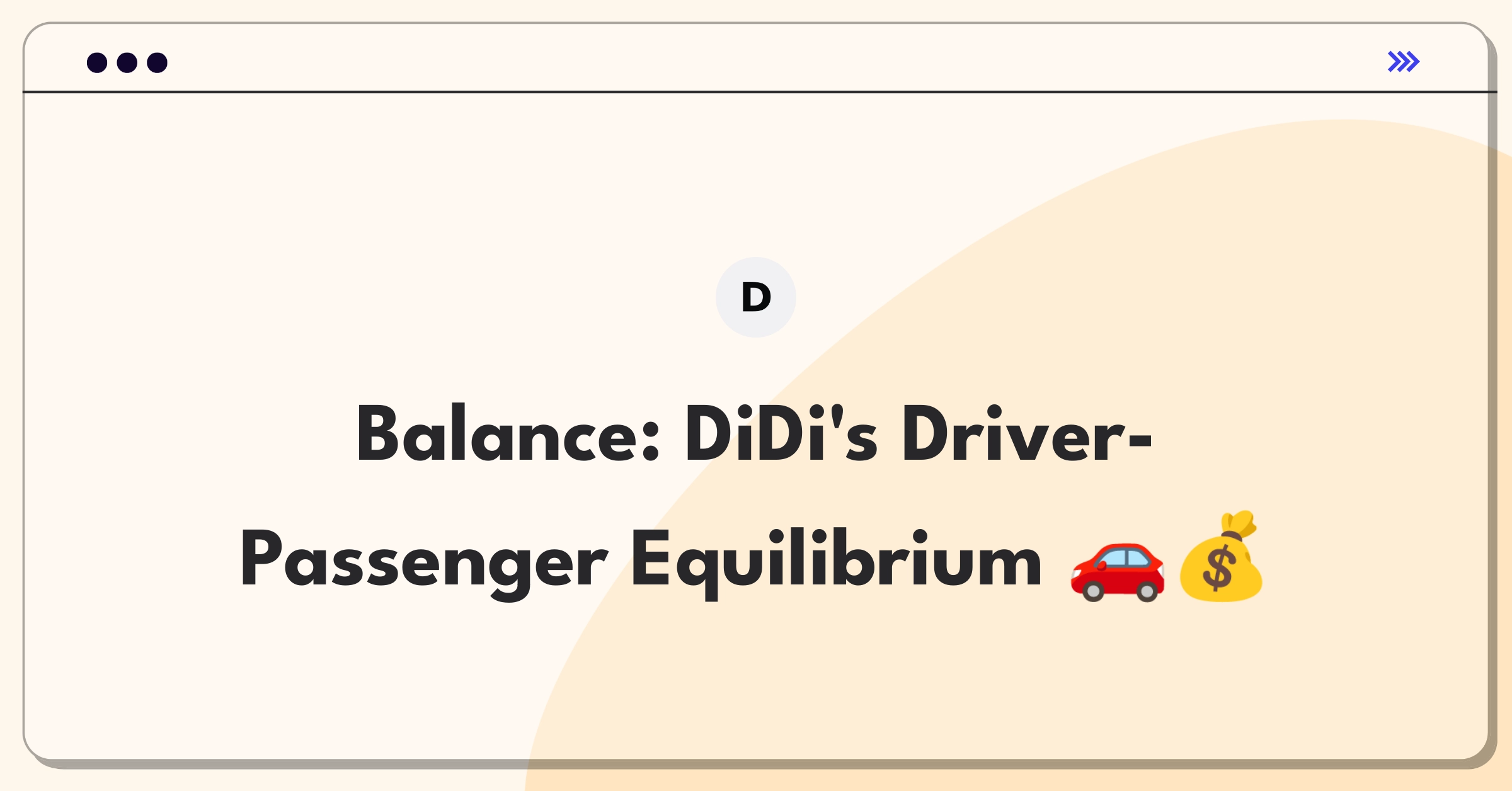 Product Management Trade-Off Question: Balancing driver earnings and passenger affordability in ride-hailing