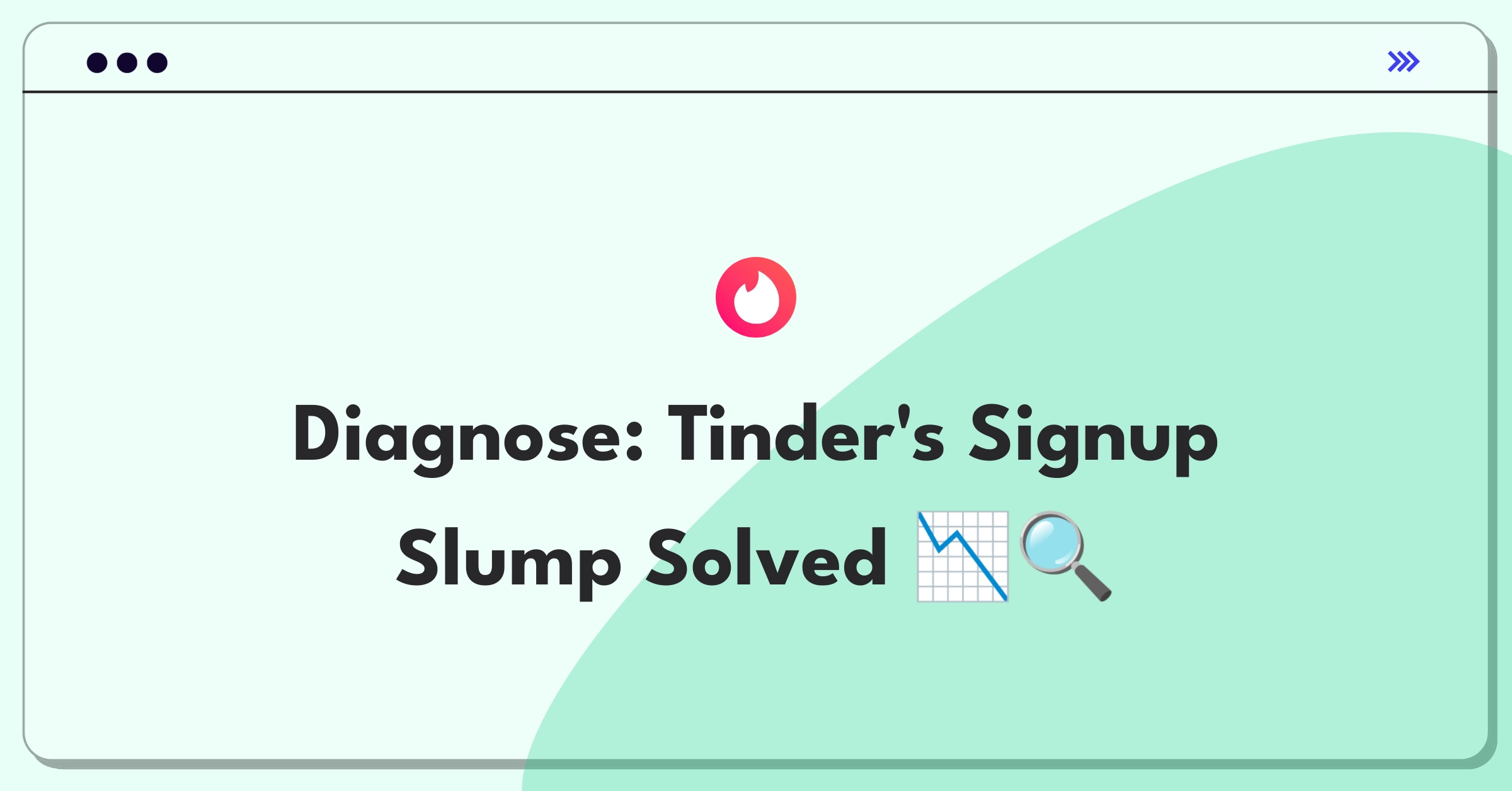 Product Management Root Cause Analysis Question: Investigating Tinder's sudden drop in new user signups