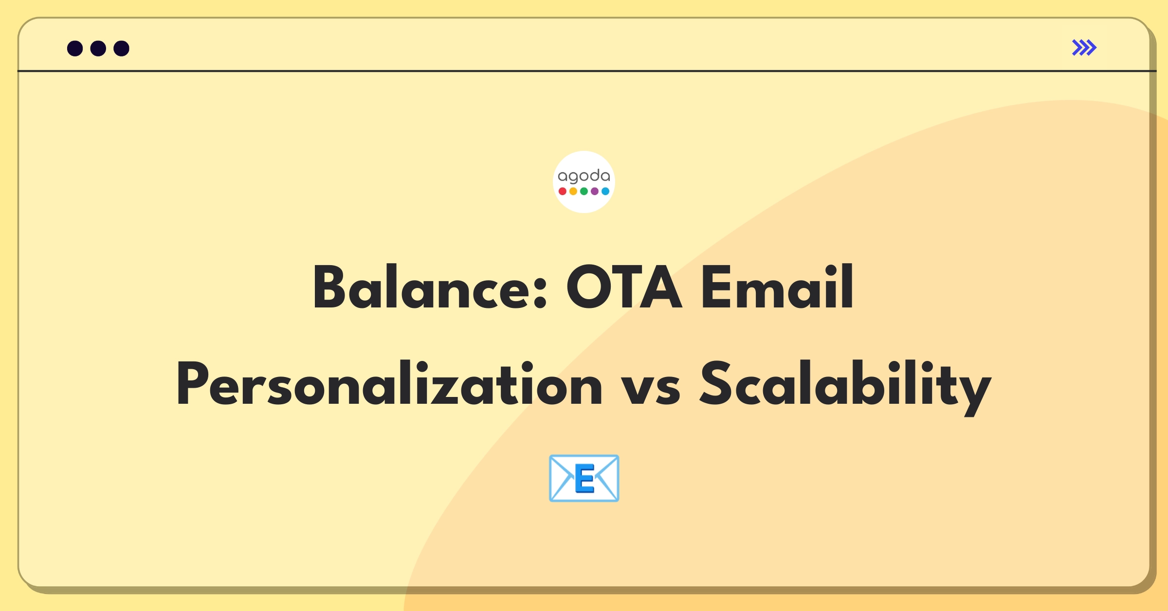 Product Management Trade-off Question: Optimizing email marketing for an OTA with millions of subscribers and limited discounts