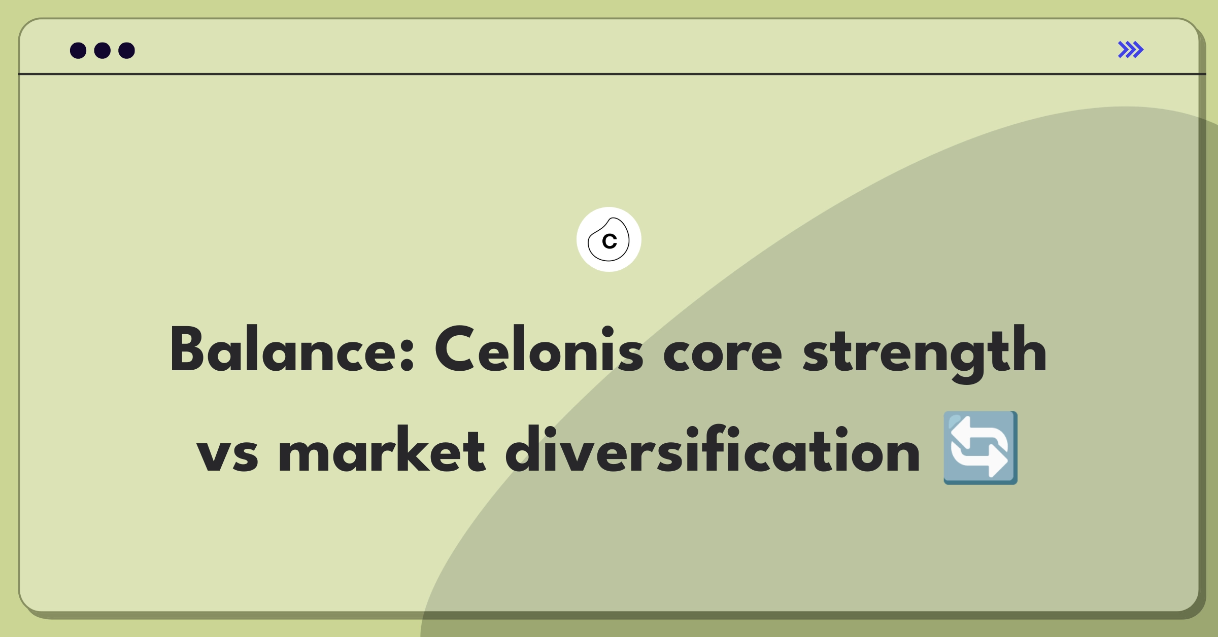 Product Management Trade-off Question: Celonis process mining expansion versus task mining diversification strategy