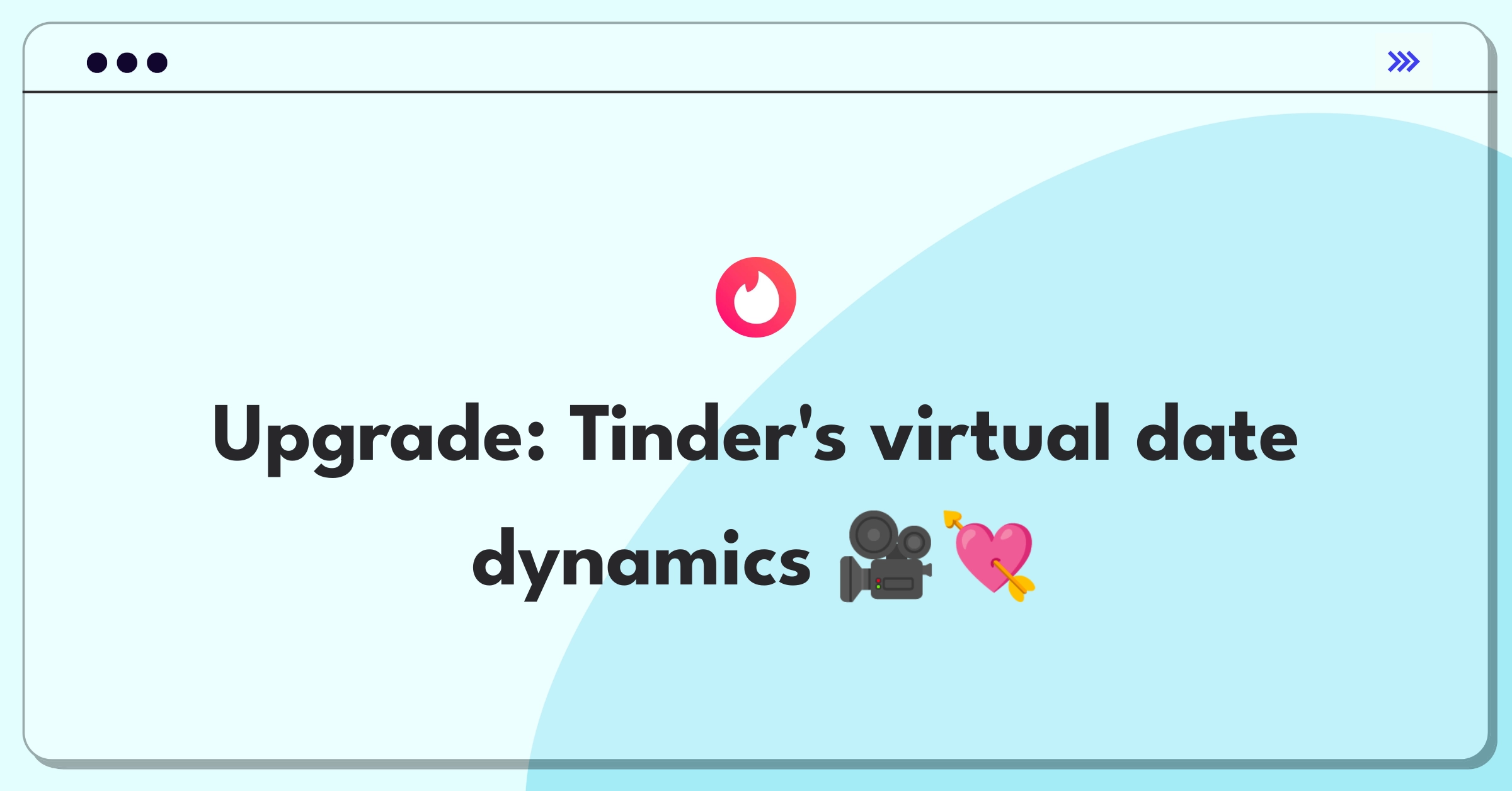 Product Management Improvement Question: Enhancing Tinder's video chat for more engaging virtual dates