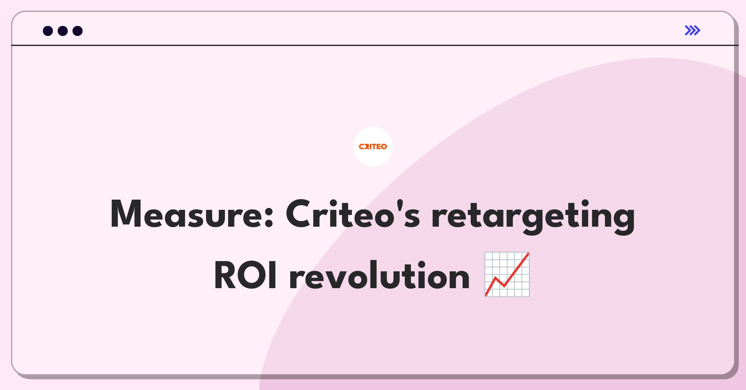 Product Management Analytics Question: Defining success metrics for Criteo's retargeting technology