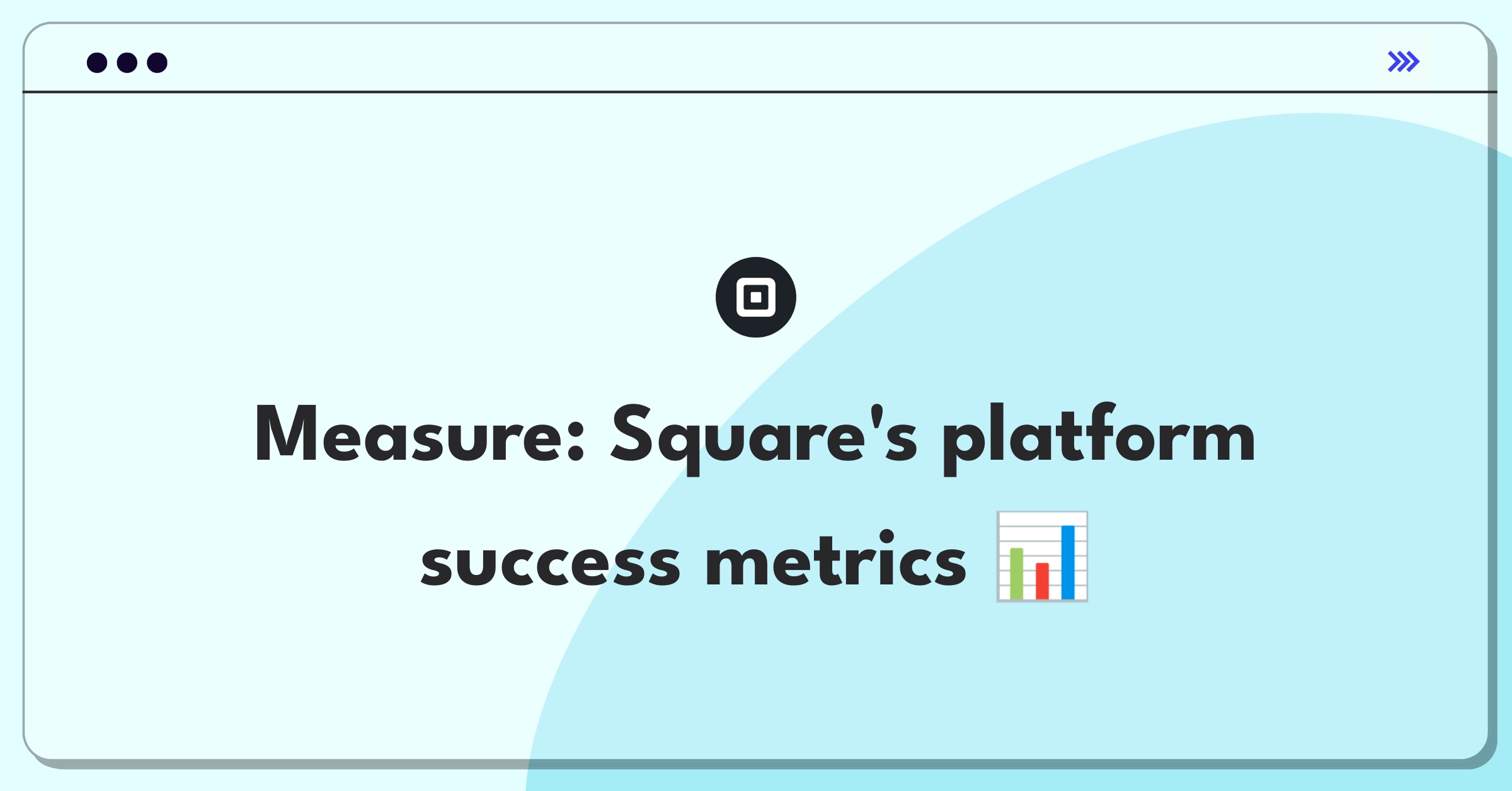 Product Management Analytics Question: Measuring success metrics for Square's financial platform