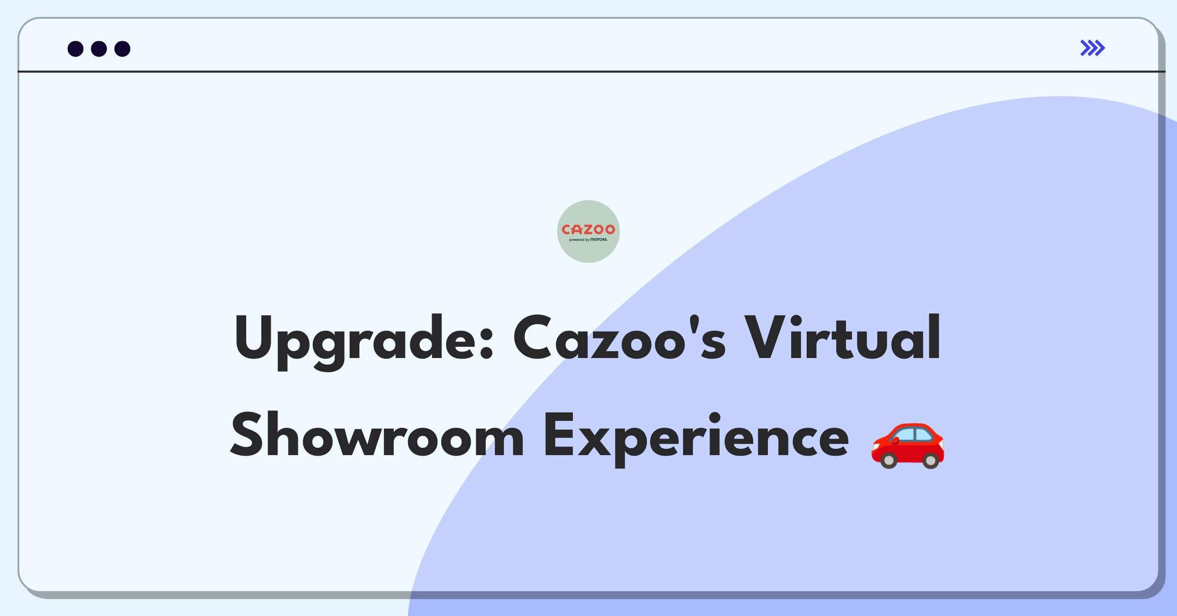 Product Management Improvement Question: Enhancing virtual car viewing experience for online automotive retailer