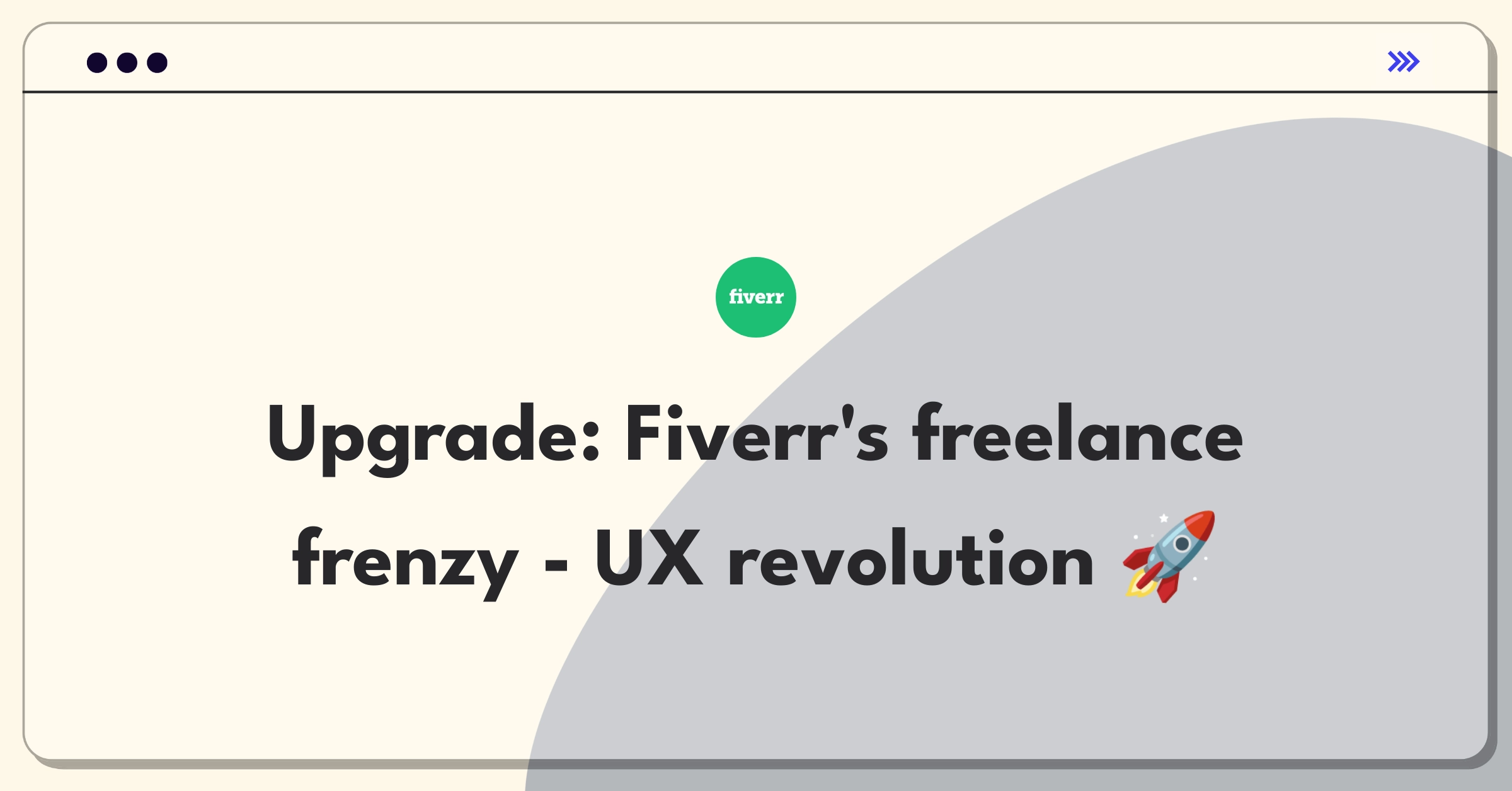 Product Management Improvement Question: Enhancing Fiverr app for better user experience and retention