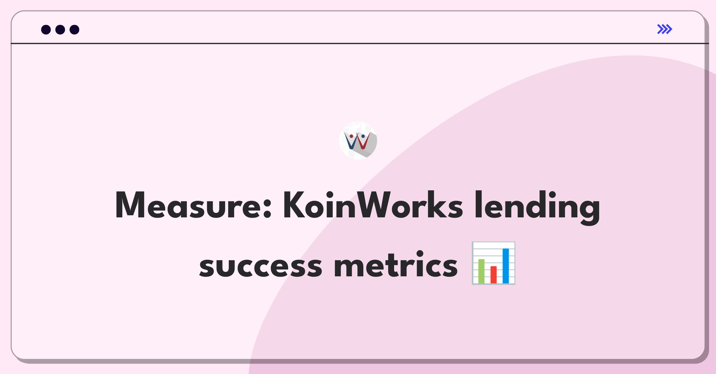 Product Management Metrics Question: KoinWorks P2P lending platform success measurement framework