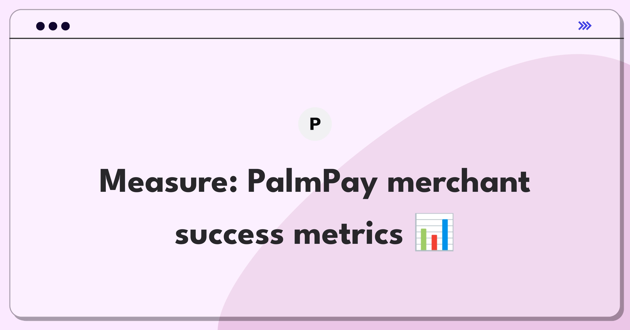 Product Management Metrics Question: Defining success for PalmPay's merchant payment solution through key performance indicators