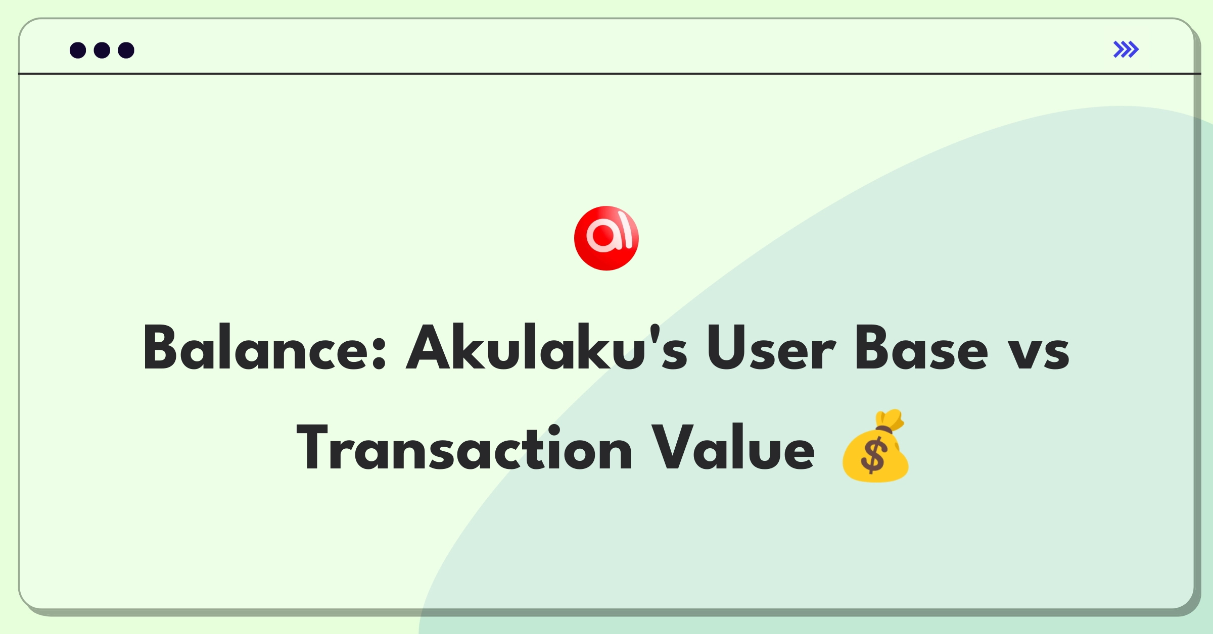 Product Management Trade-off Question: Akulaku fintech platform balancing new users and transaction value growth