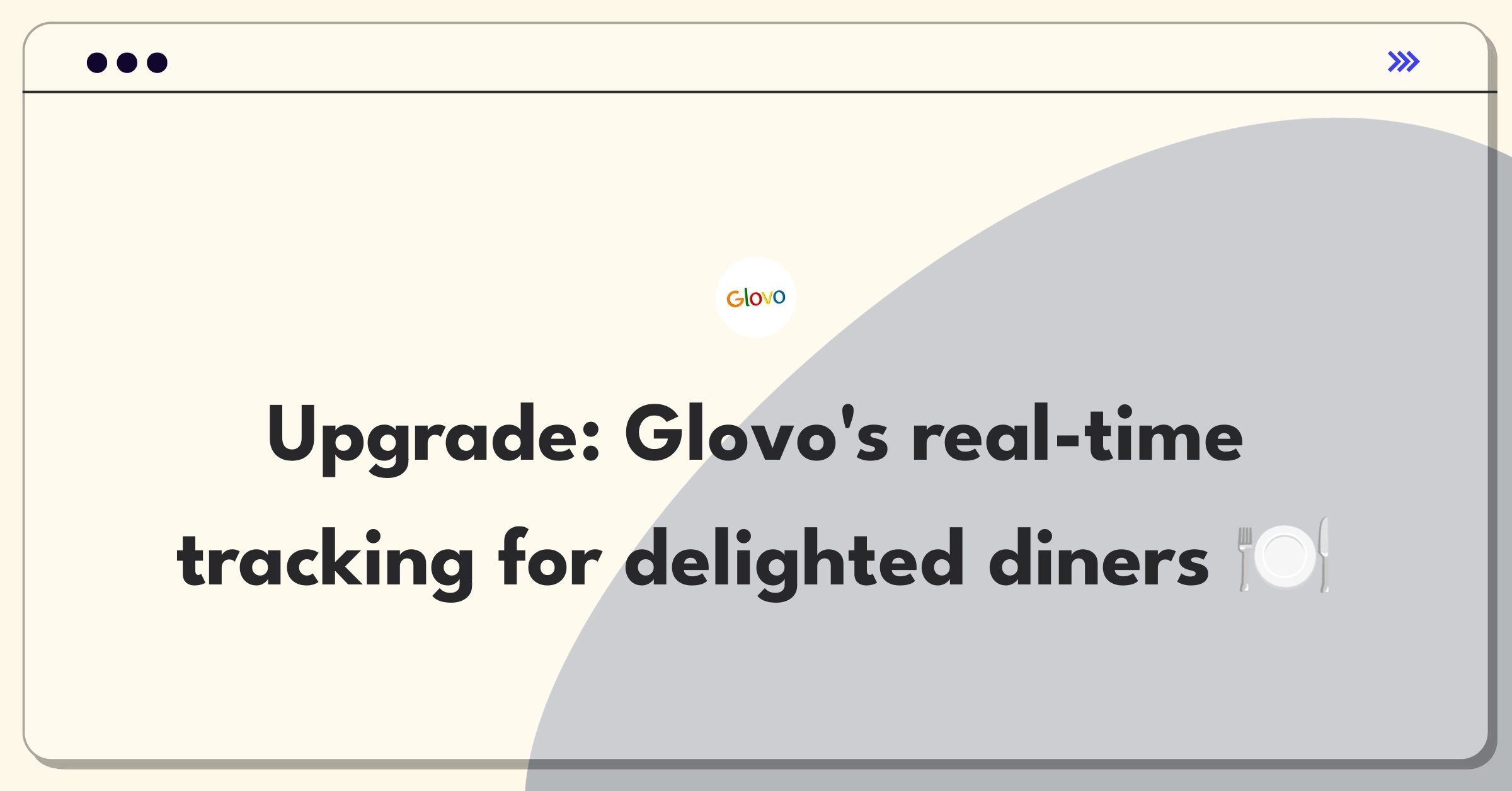 Product Management Improvement Question: Enhancing Glovo's real-time order tracking for increased customer value