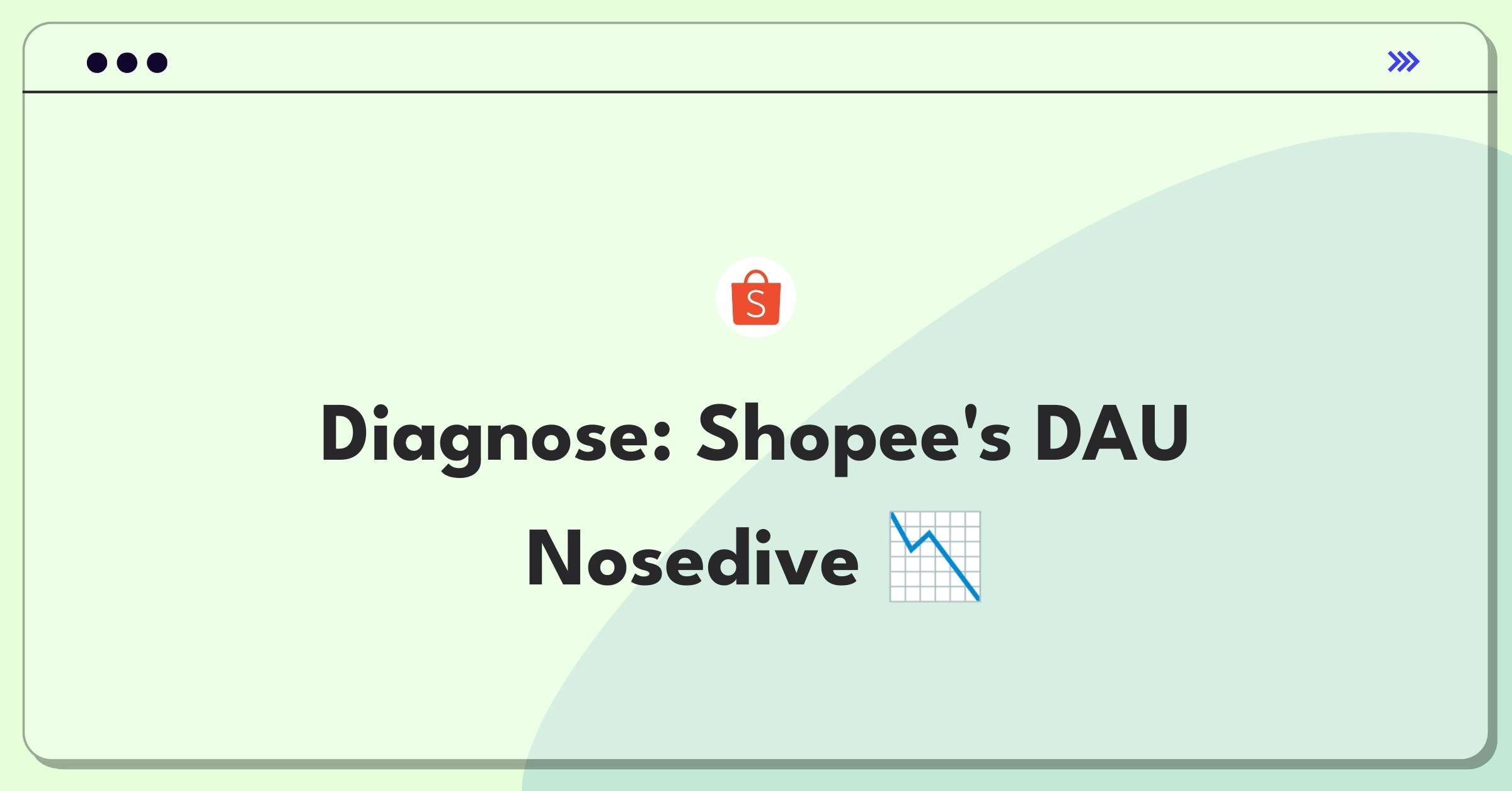 Product Management Root Cause Analysis Question: Investigating sudden drop in Shopee mobile app daily active users