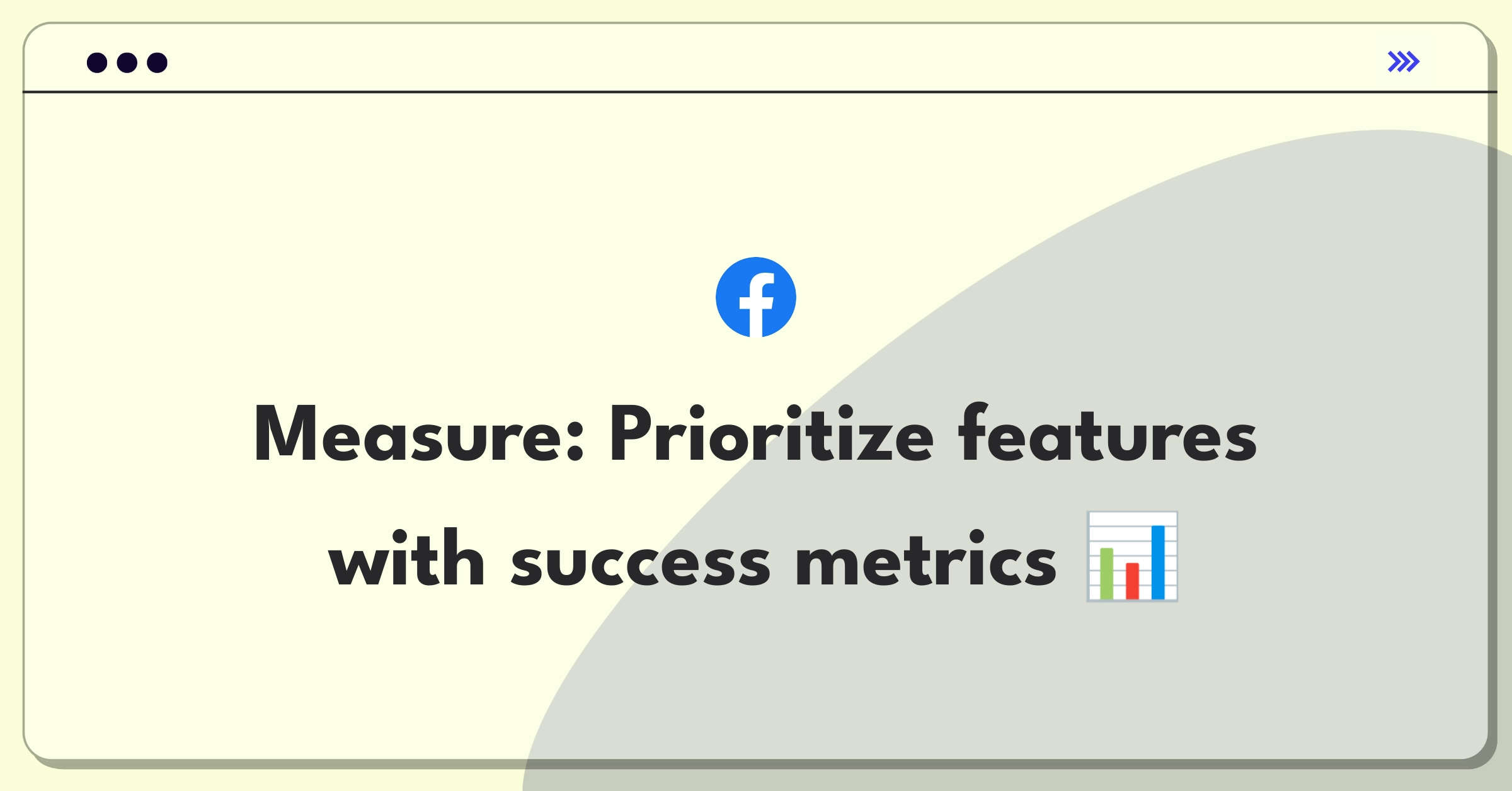 Product Management Success Metrics Question: Prioritizing features using data-driven approach and strategic initiatives