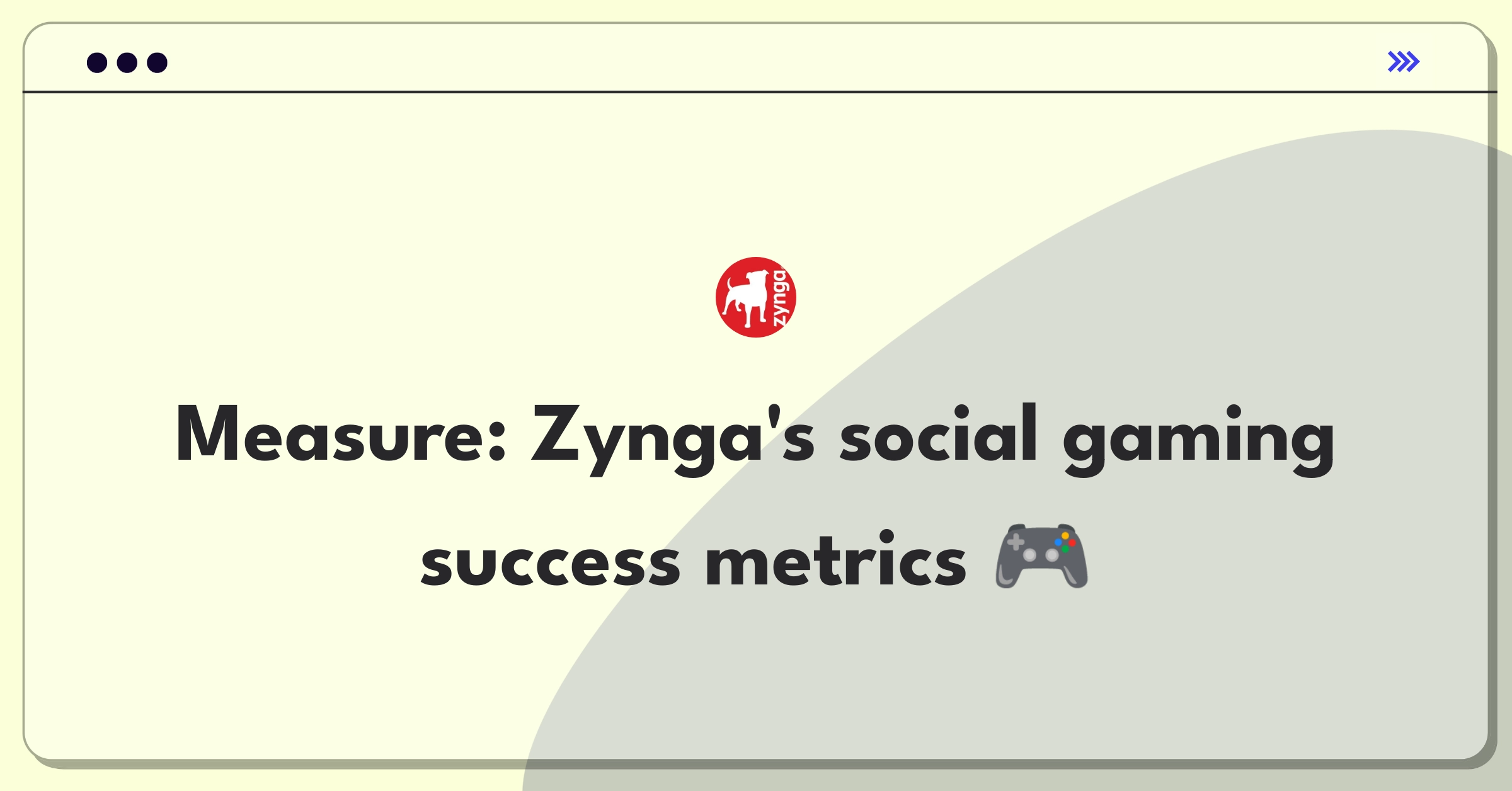 Product Management Metrics Question: Measuring success of Zynga's core social gaming feature