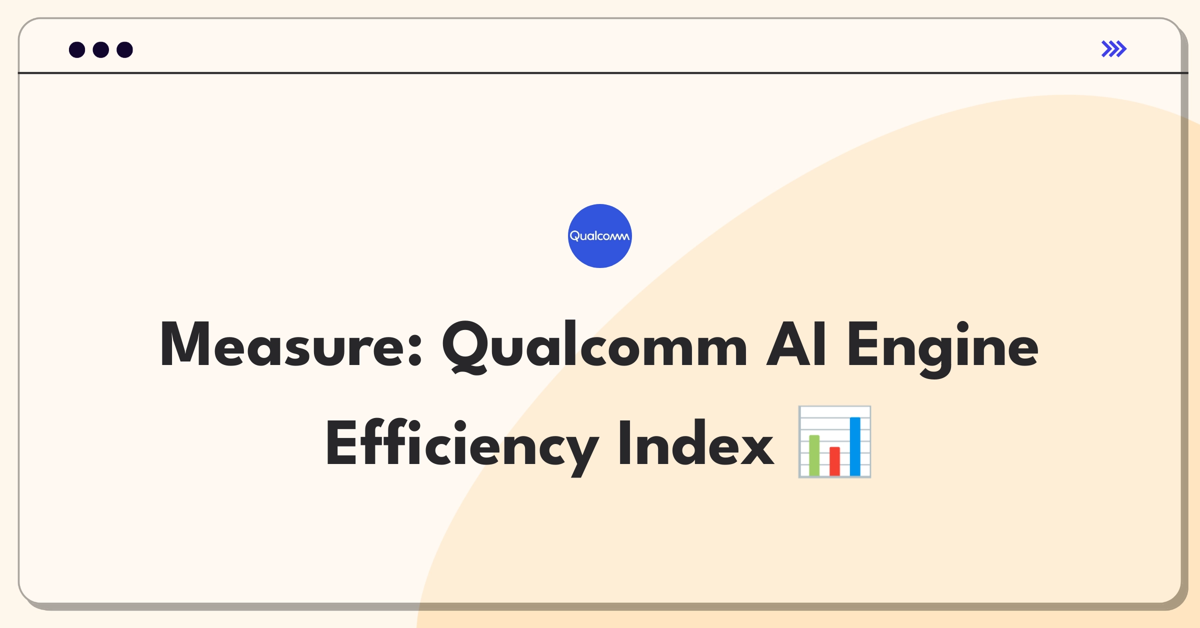 Product Management Success Metrics Question: Evaluating Qualcomm's AI engine performance through key indicators