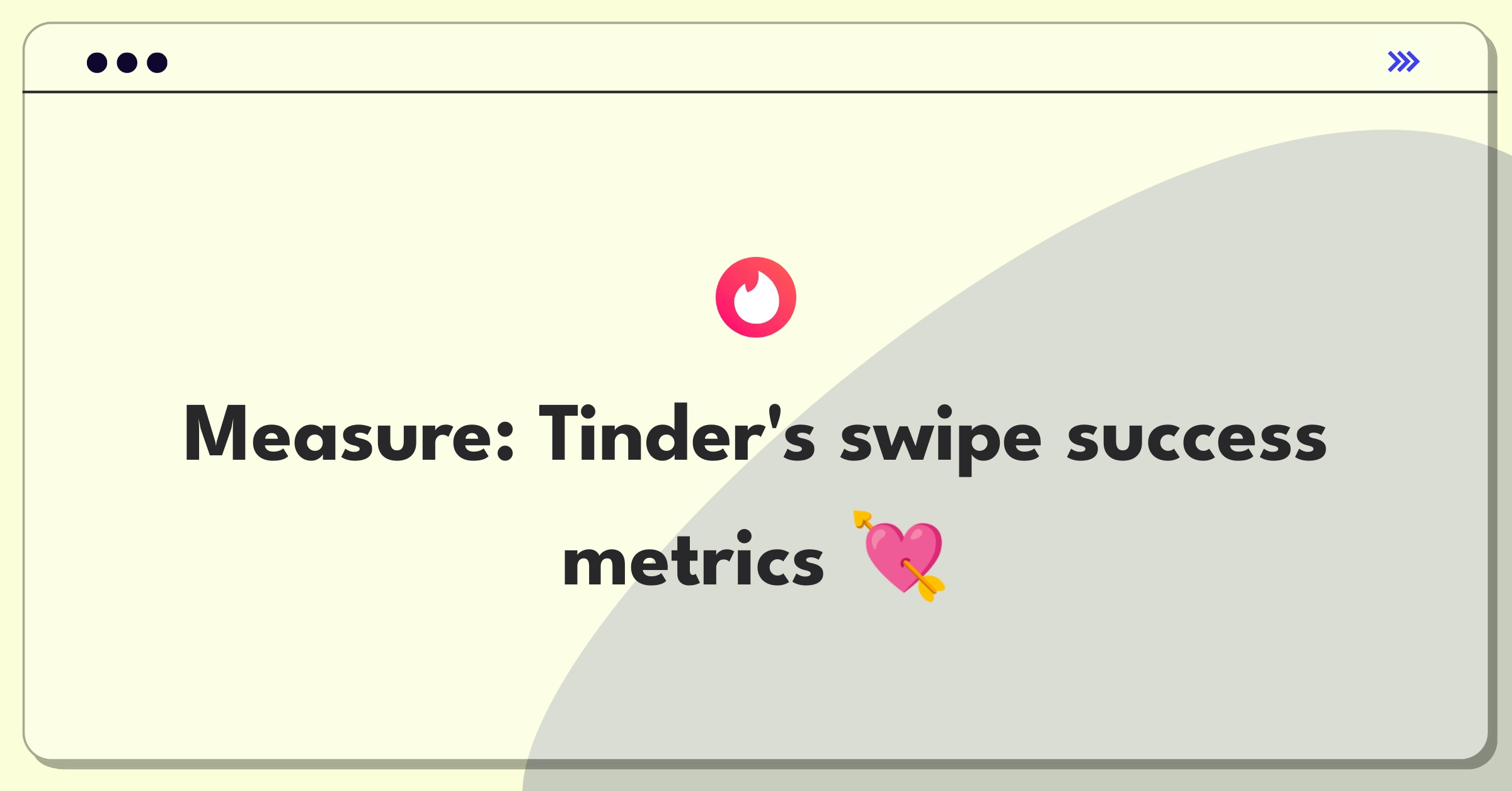 Product Management Analytics Question: Measuring success metrics for Tinder's dating platform