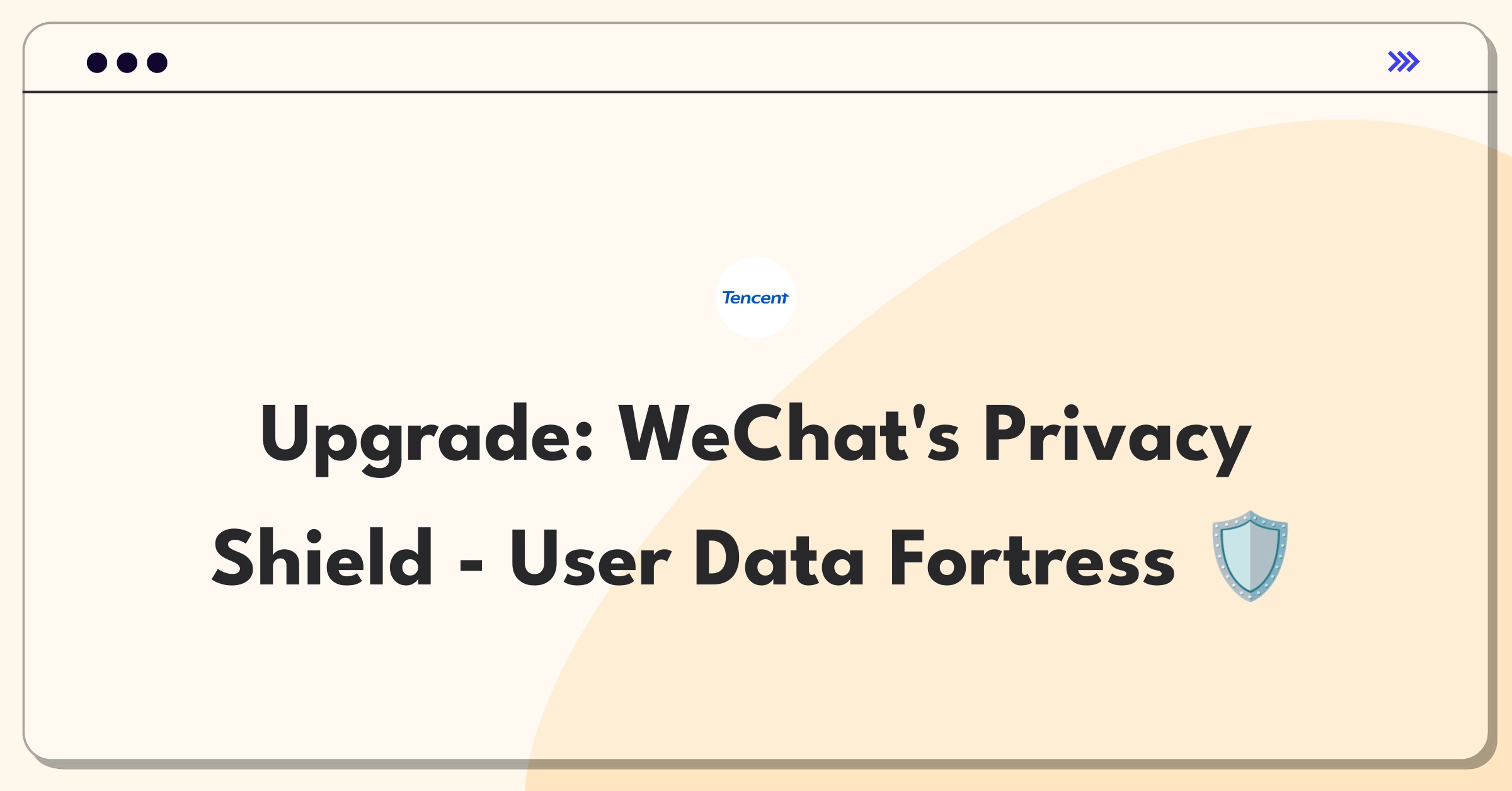 Product Management Improvement Question: Enhancing WeChat's privacy features for better user data protection