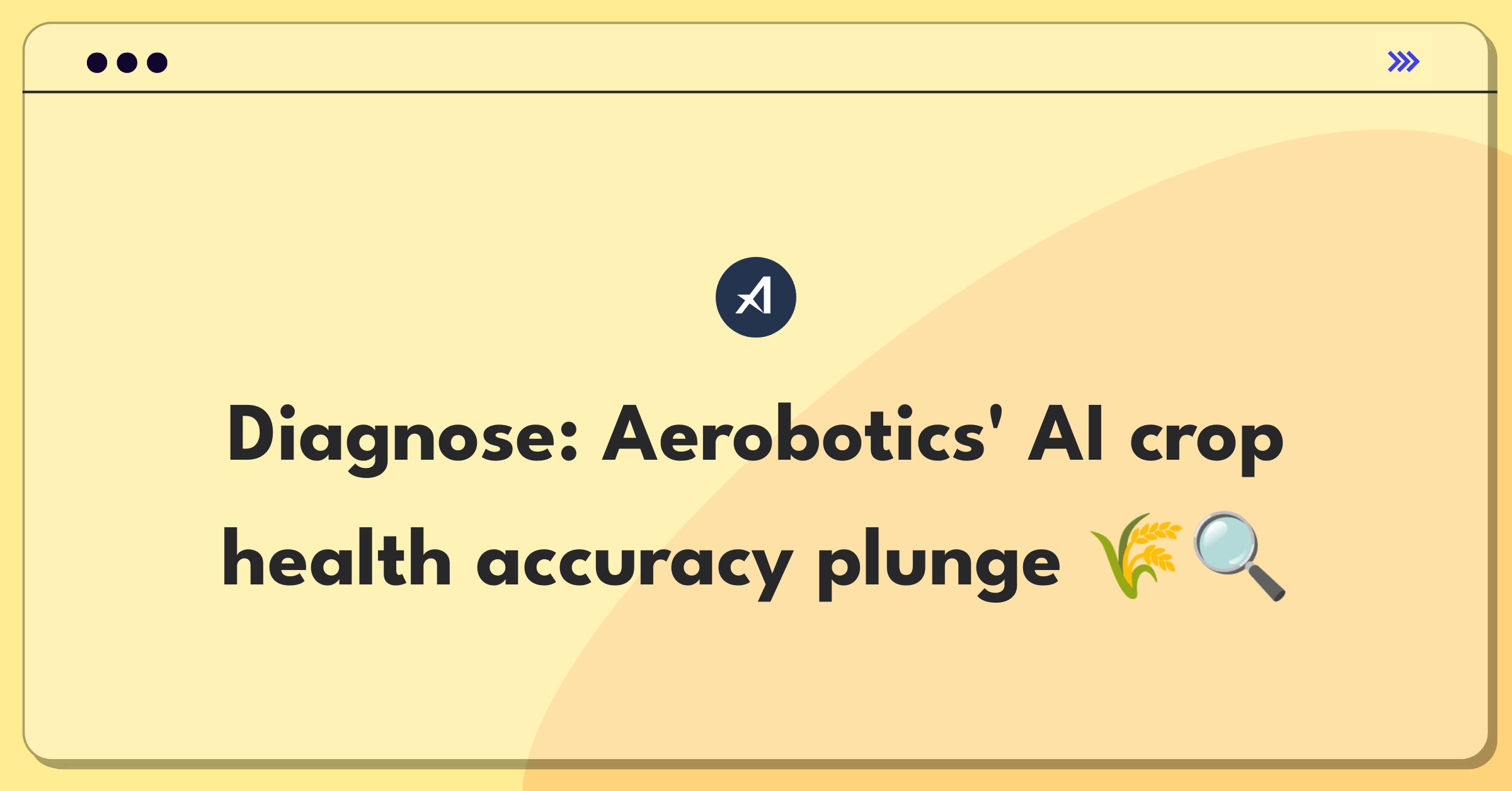 Product Management Root Cause Analysis Question: Investigating decline in AI algorithm accuracy for agricultural technology