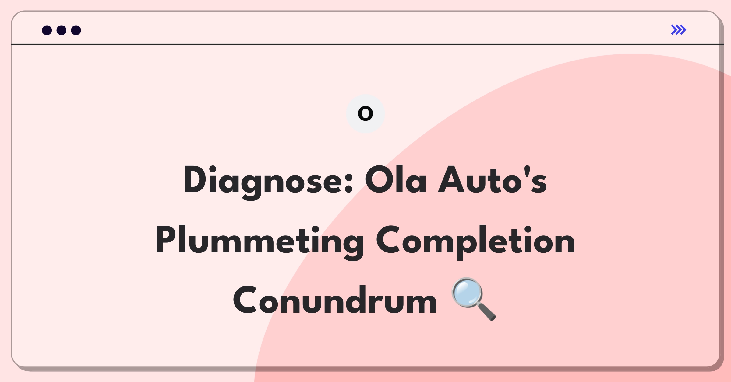 Product Management Root Cause Analysis Question: Investigating Ola Auto's ride completion rate decline