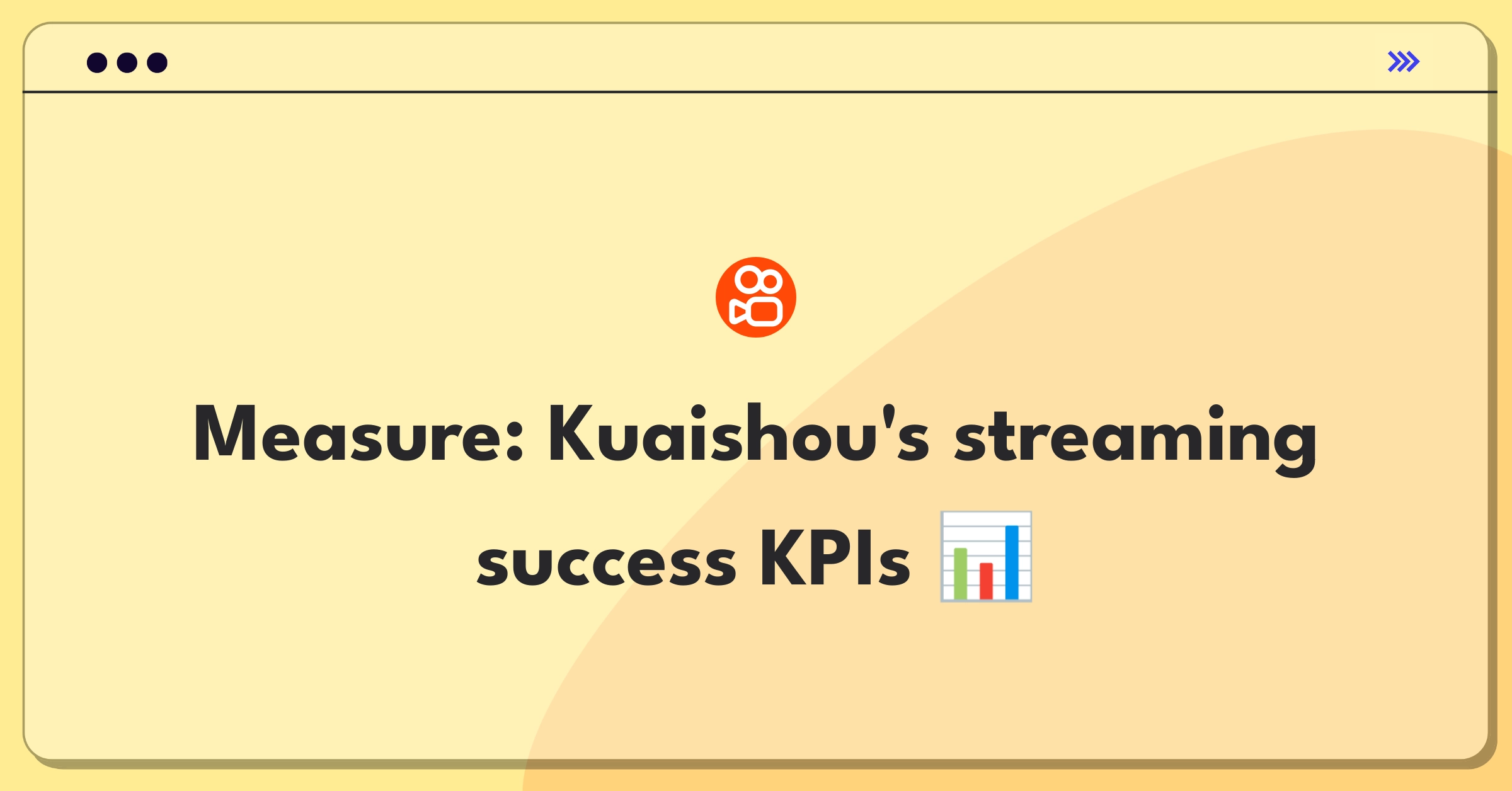 Product Management Metrics Question: Defining success for Kuaishou's live streaming feature through key performance indicators