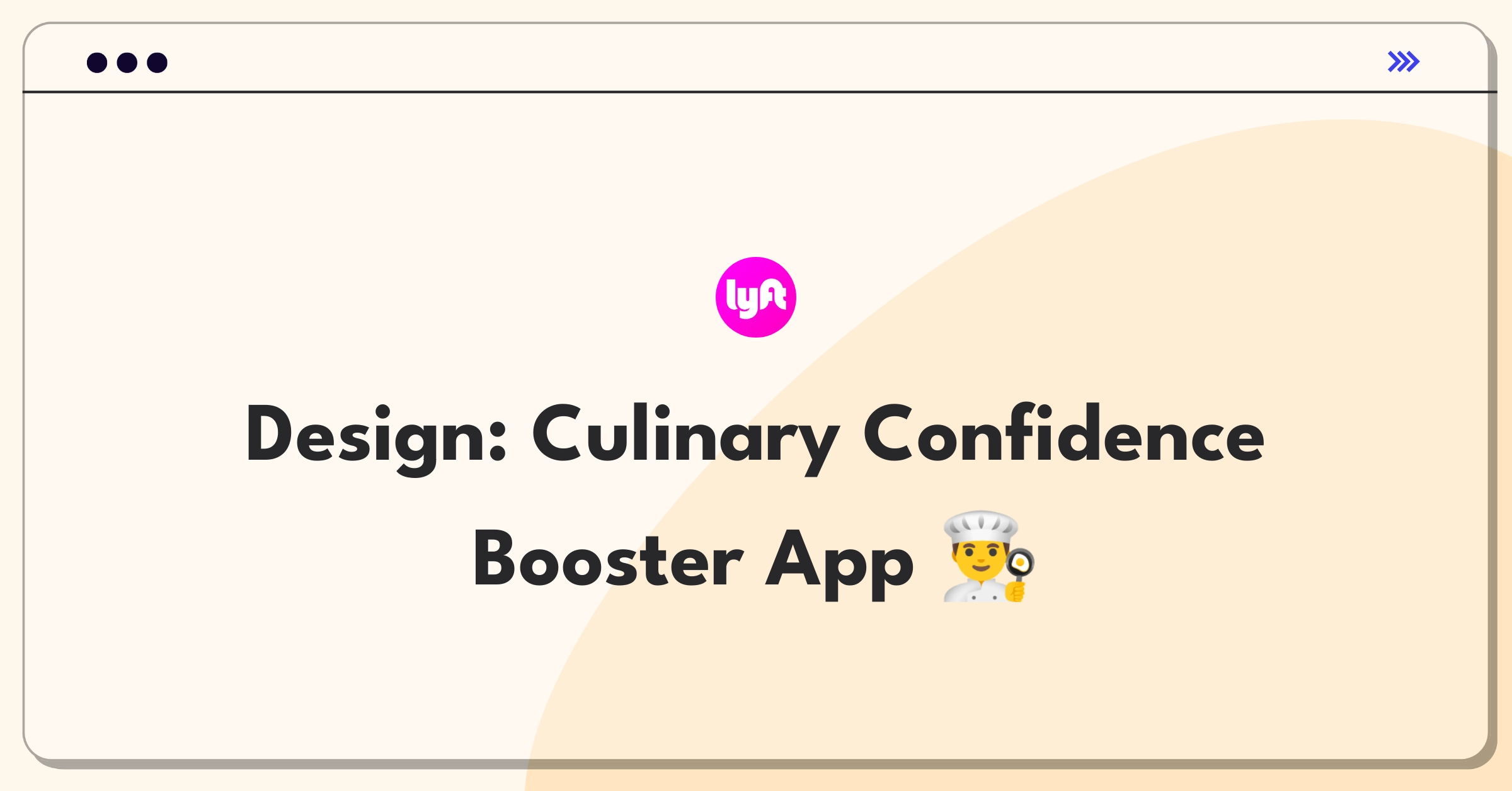 Product Management Design Question: App concept for improving home cooking skills through interactive features