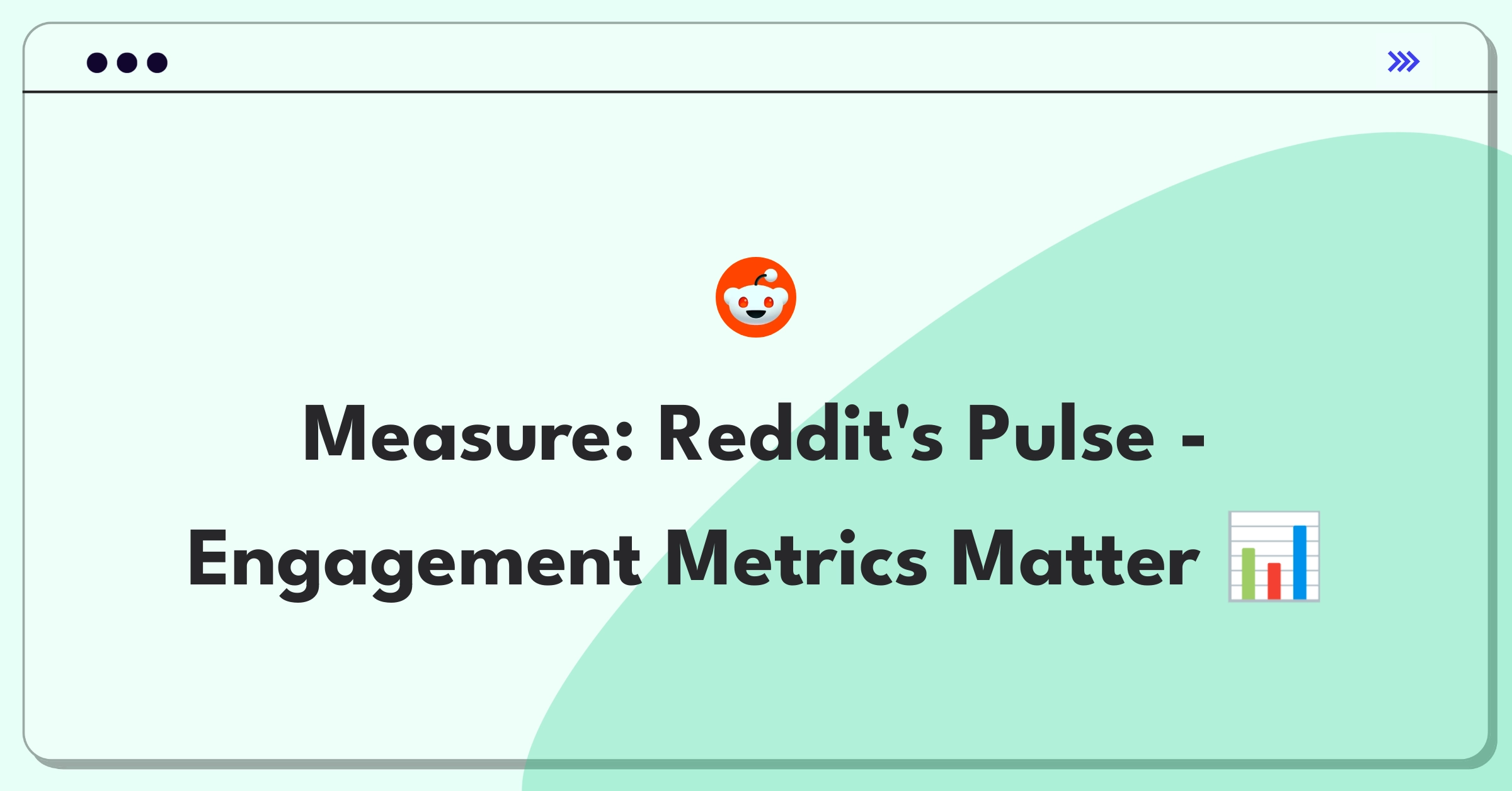 Product Management Analytics Question: Measuring Reddit's success through user engagement and community growth metrics