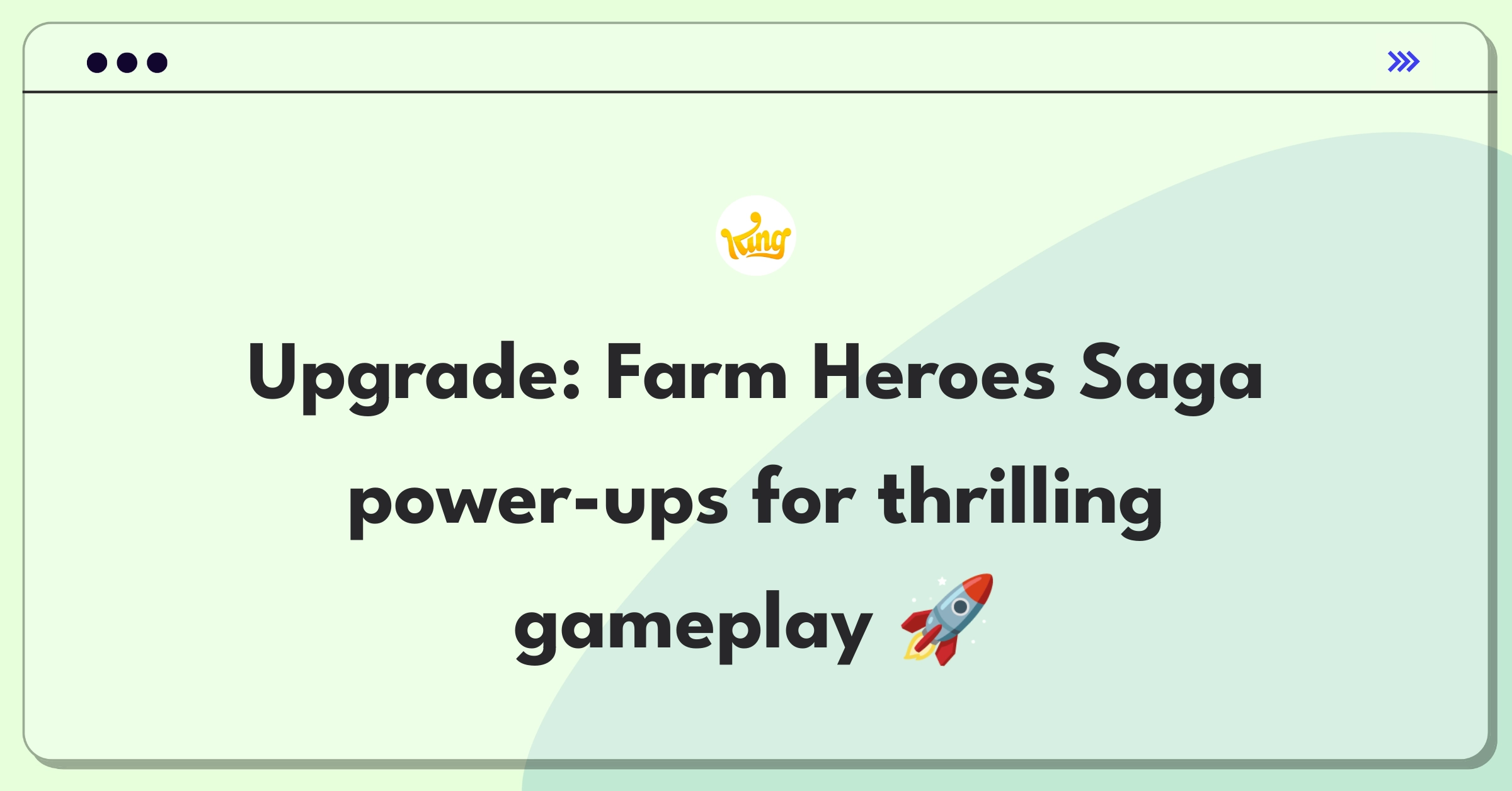 Product Management Improvement Question: Innovative power-ups for Farm Heroes Saga to enhance gameplay excitement