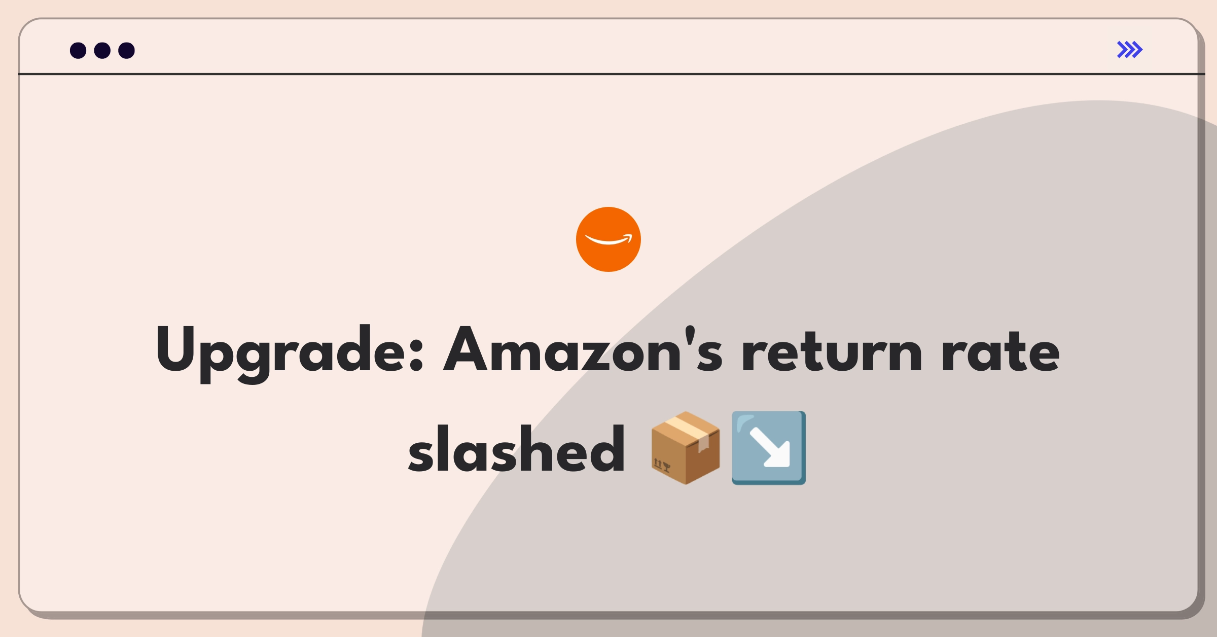 Product Management Improvement Question: Reducing Amazon's return rate through strategic analysis and solutions