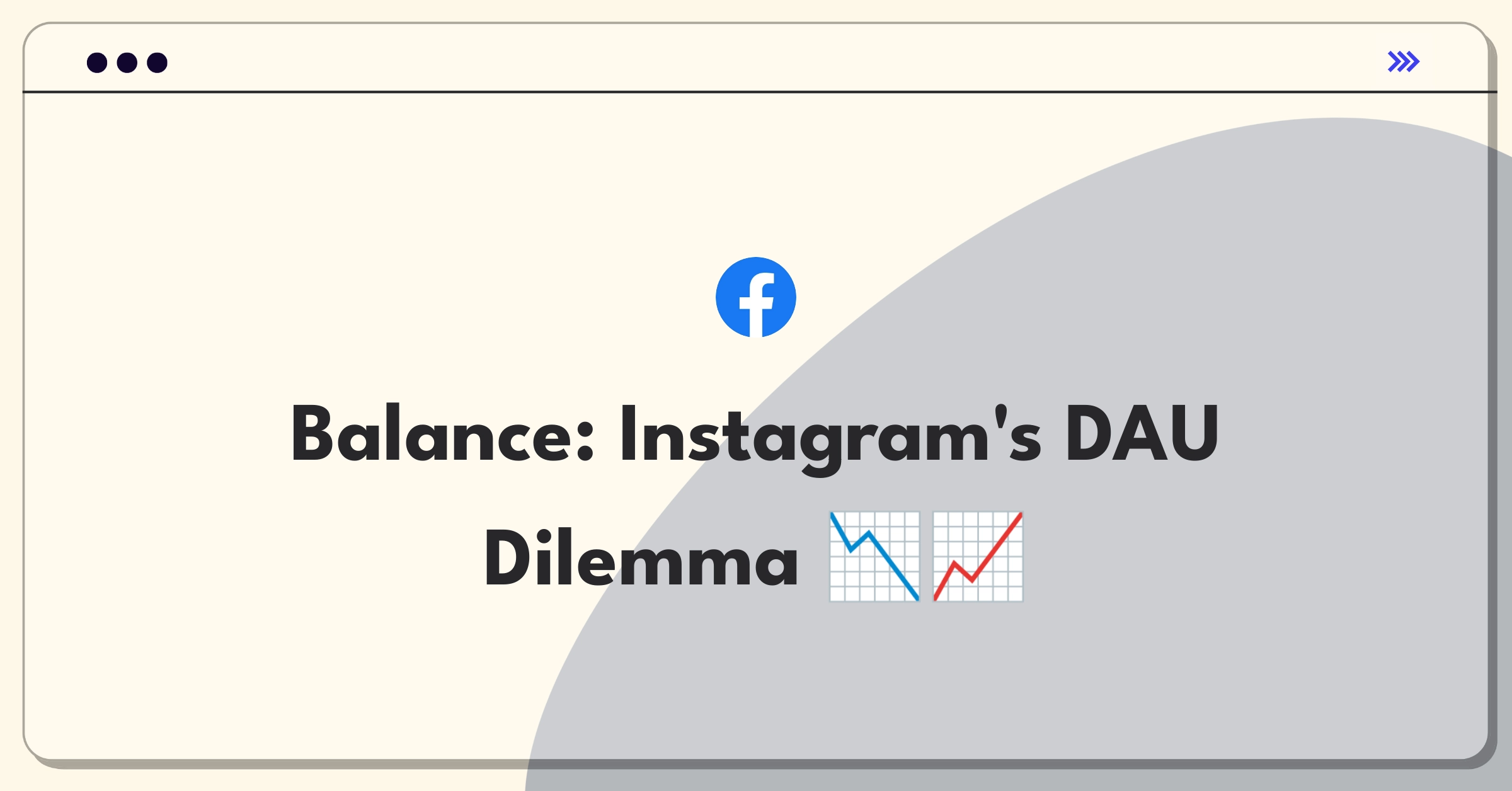 Product Management Trade-off Question: Instagram user engagement decline analysis