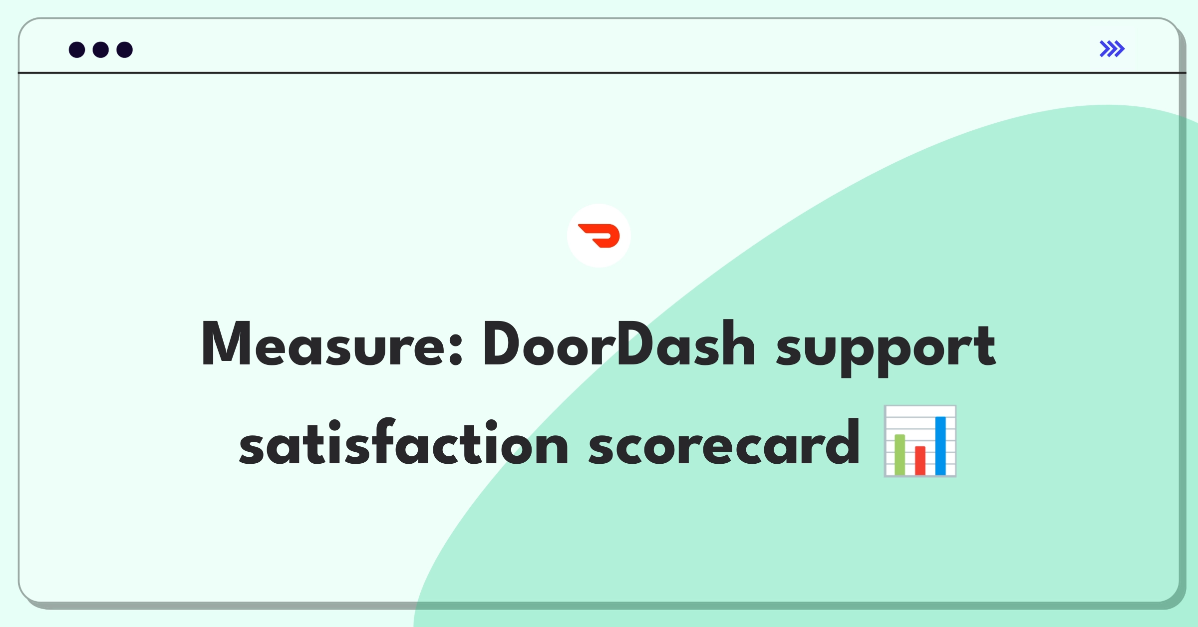 Product Management Metrics Question: DoorDash in-app customer support success measurement framework