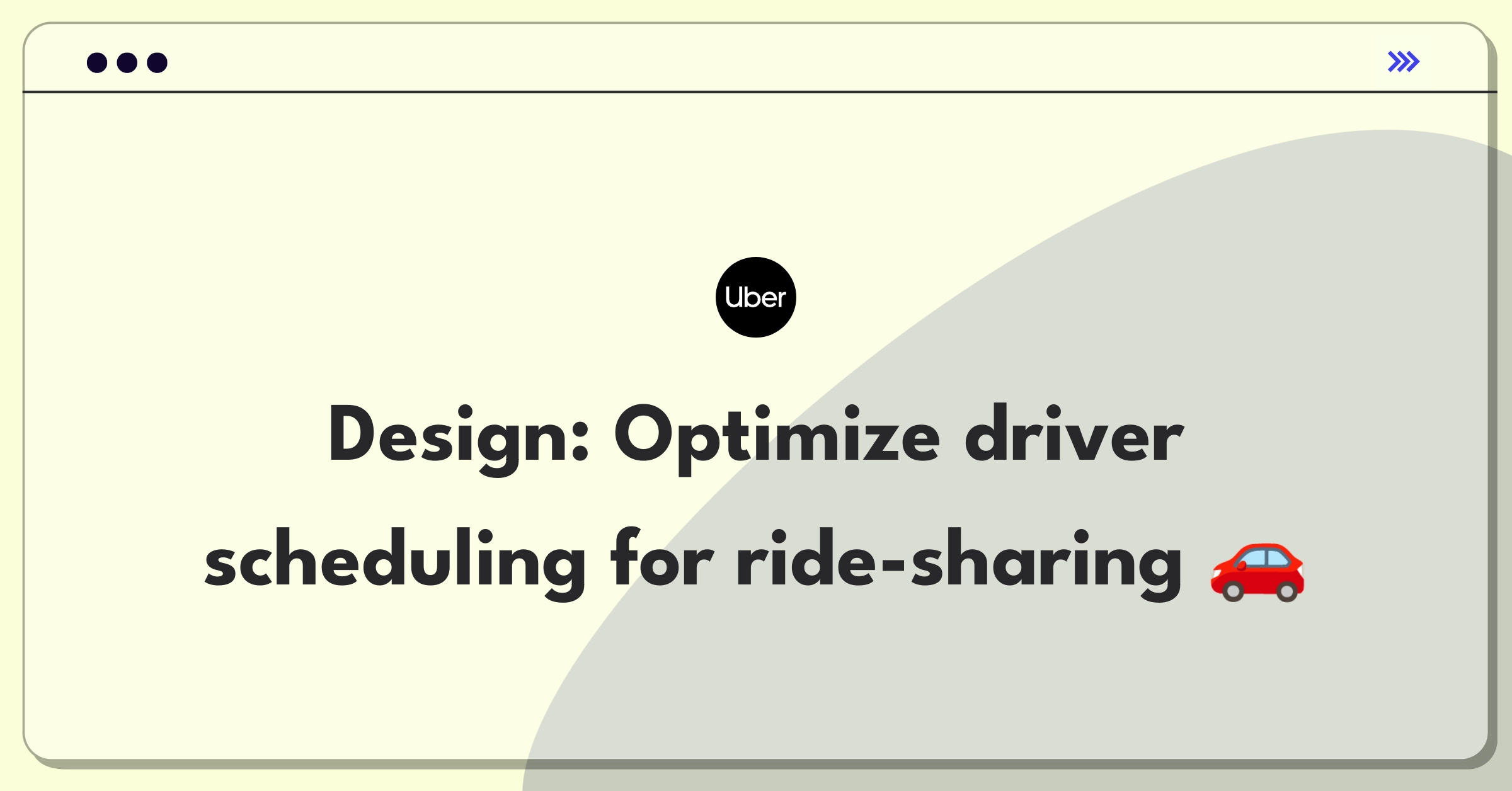 Product Management Design Question: Scheduled rides feature for driver acceptance in ride-sharing app