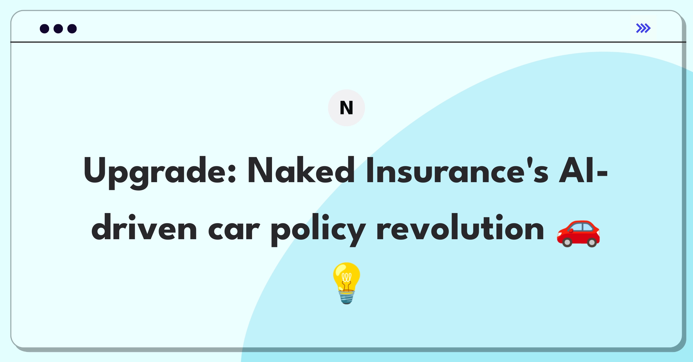 Product Management Improvement Question: Innovative features for car insurance policies using AI and data analytics