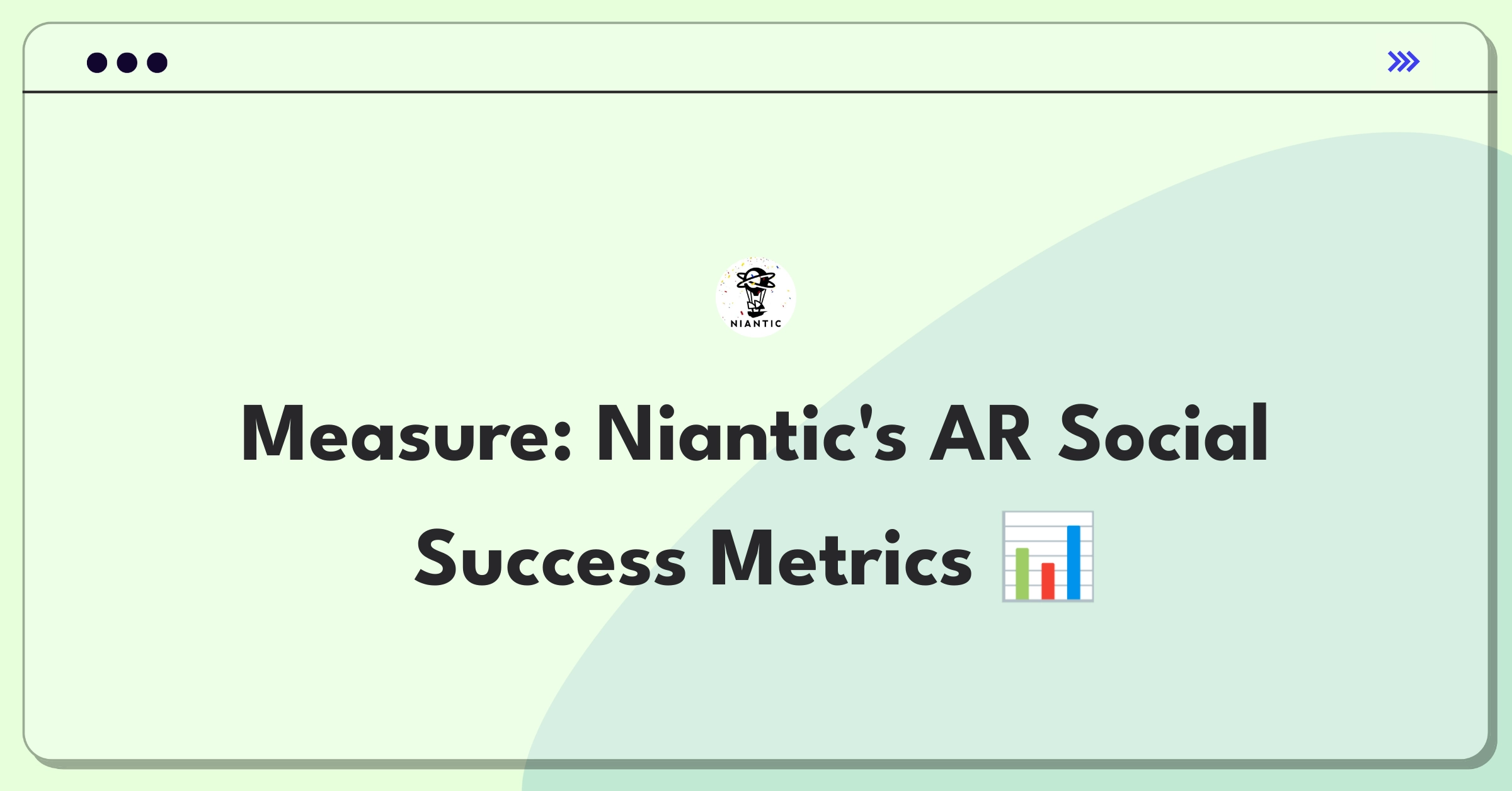 Product Management Metrics Question: Defining success for Niantic's real-world social feature in AR gaming