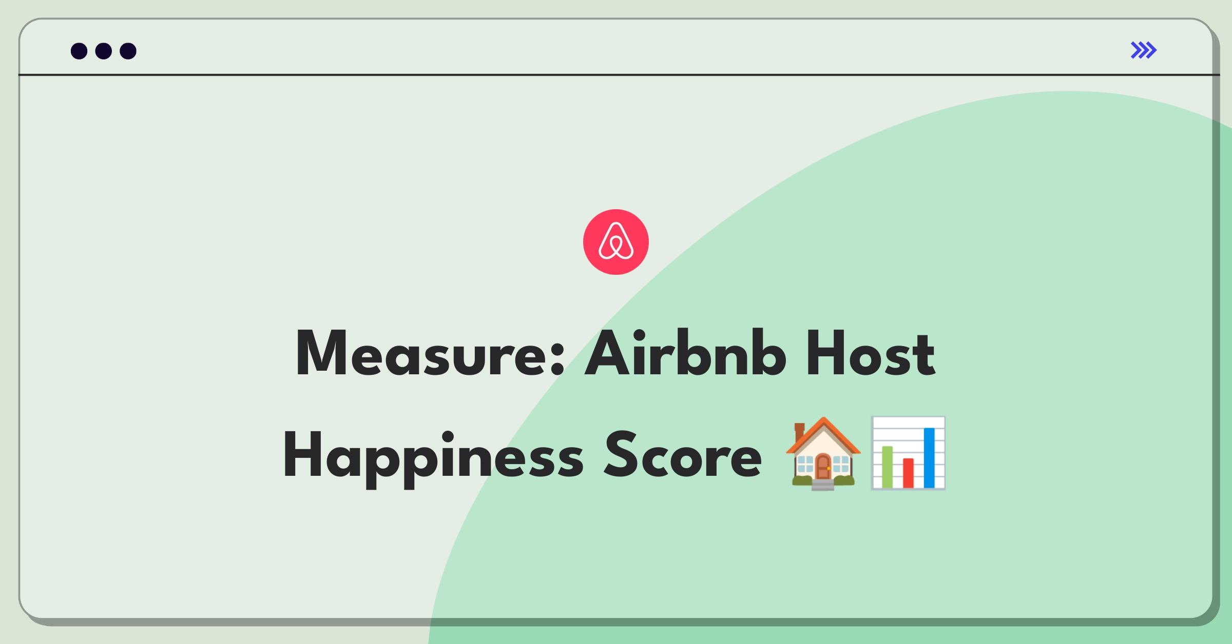 Product Management Metrics Question: Measuring host satisfaction on Airbnb's two-sided marketplace platform