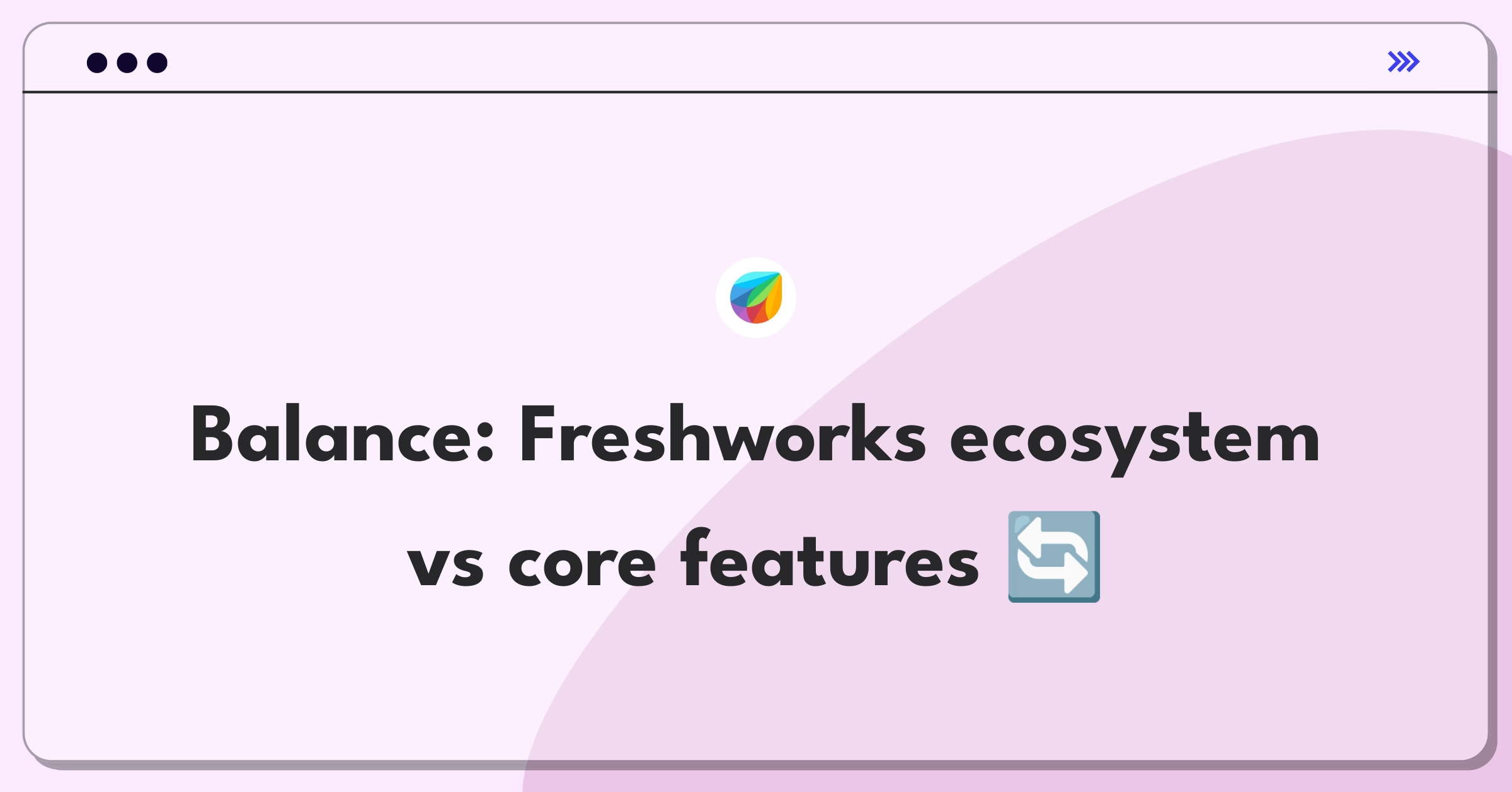 Product Management Tradeoff Question: Freshworks integration ecosystem expansion versus core product capability enhancement