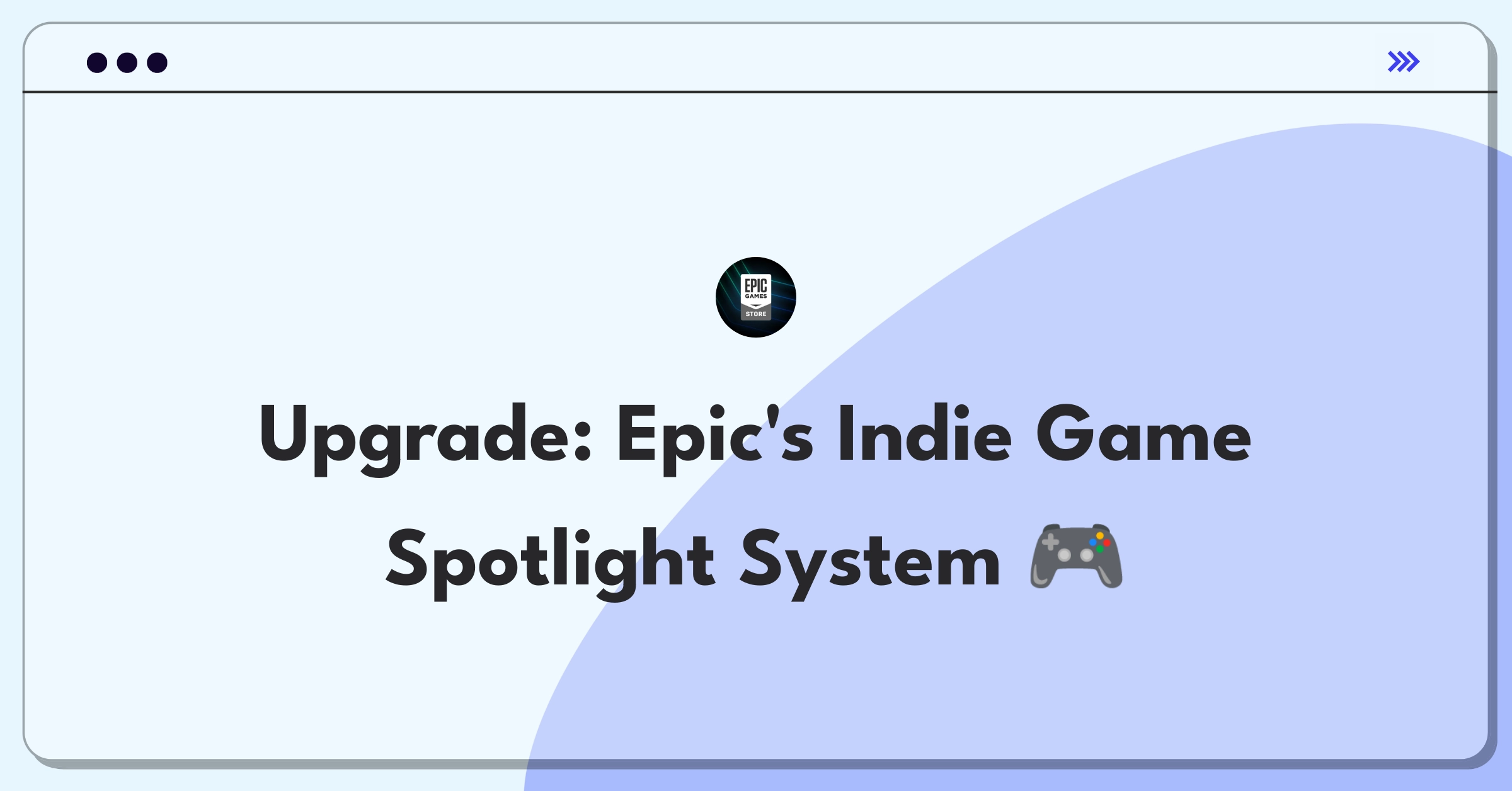 Product Management Improvement Question: Enhancing indie game discovery on Epic Games Store platform