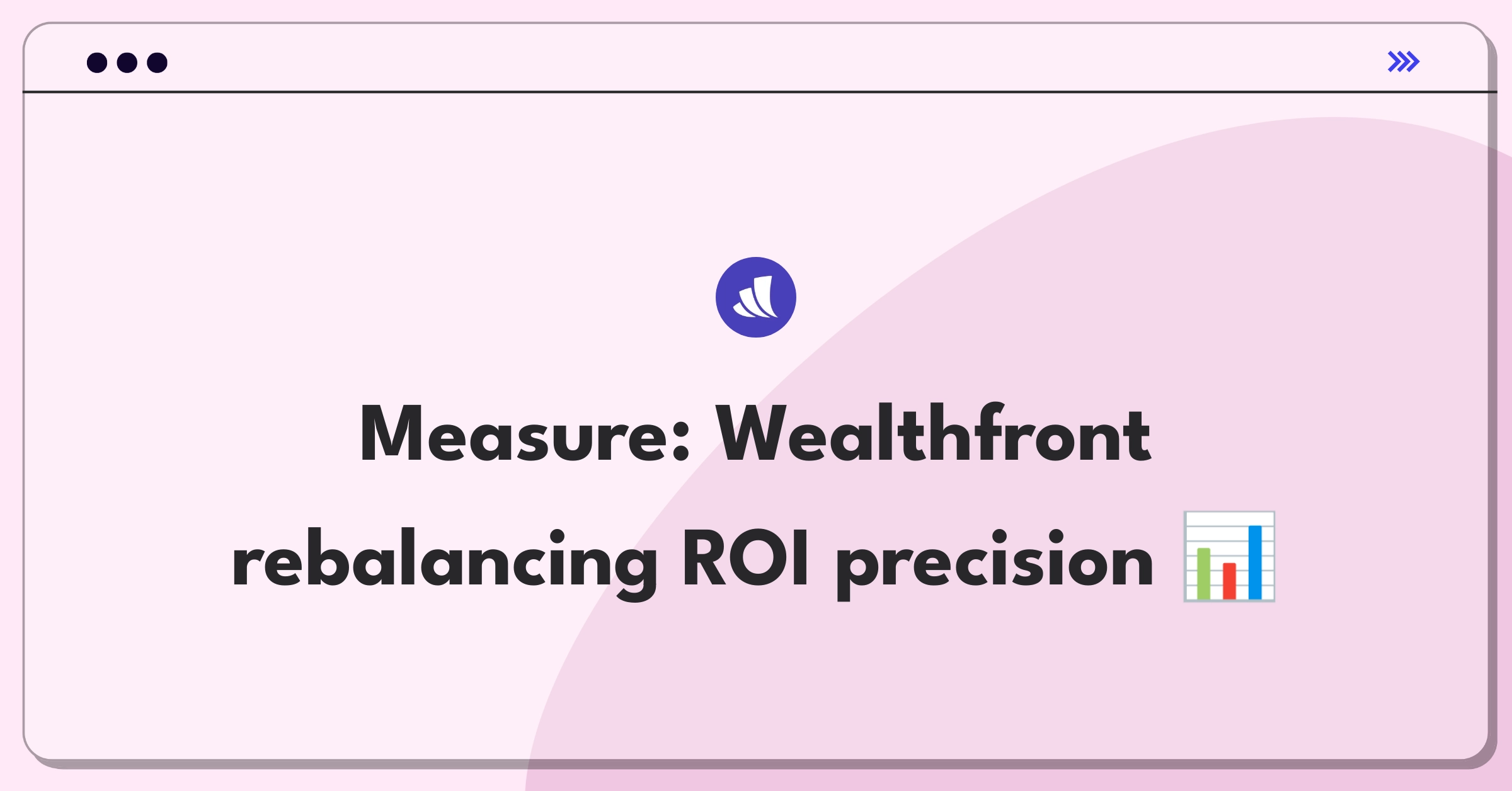 Product Management Analytics Question: Evaluating portfolio rebalancing metrics for Wealthfront's automated investment service