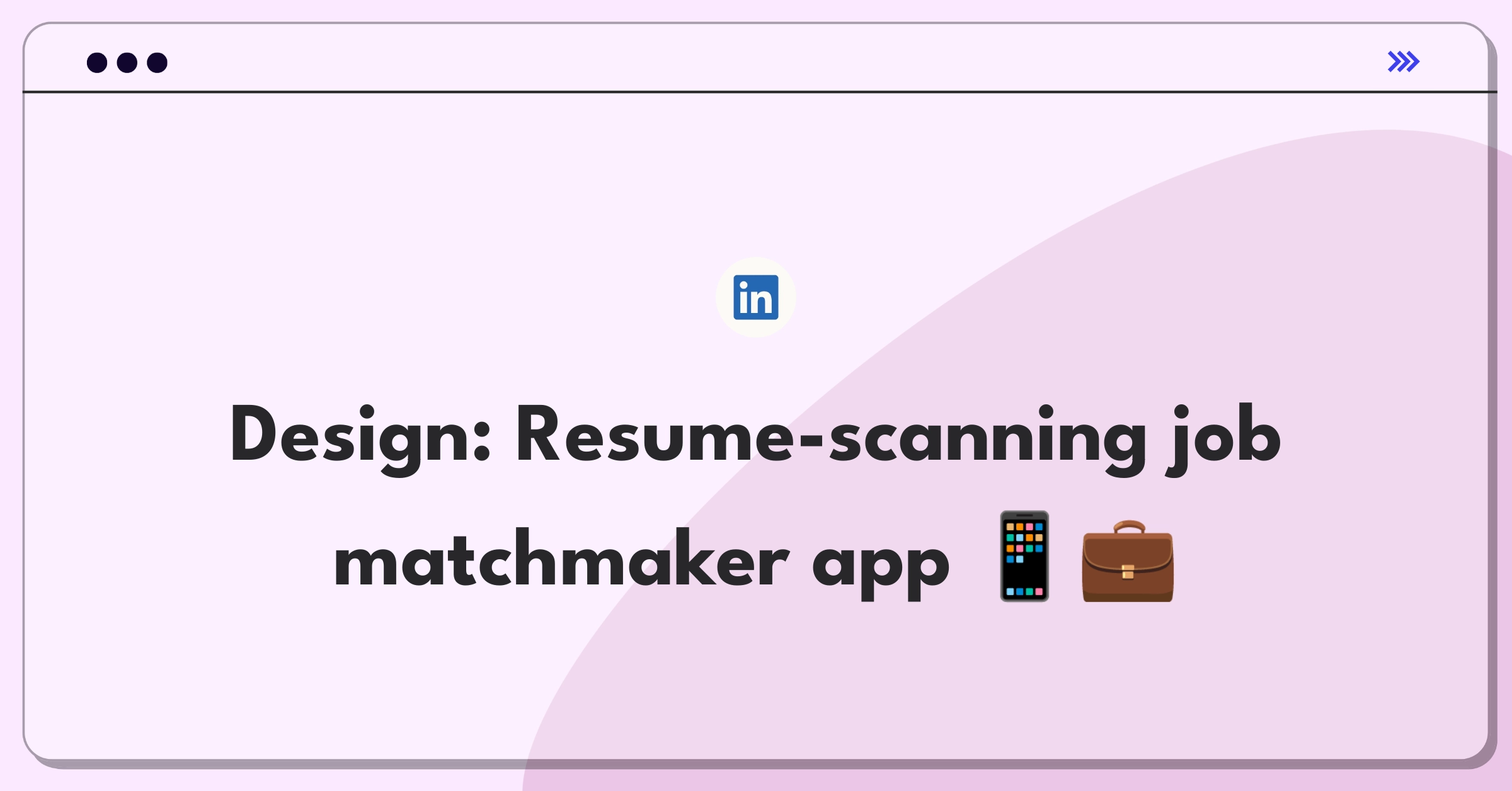 Product Management Technical Question: Mobile app development for resume scanning and job recommendation