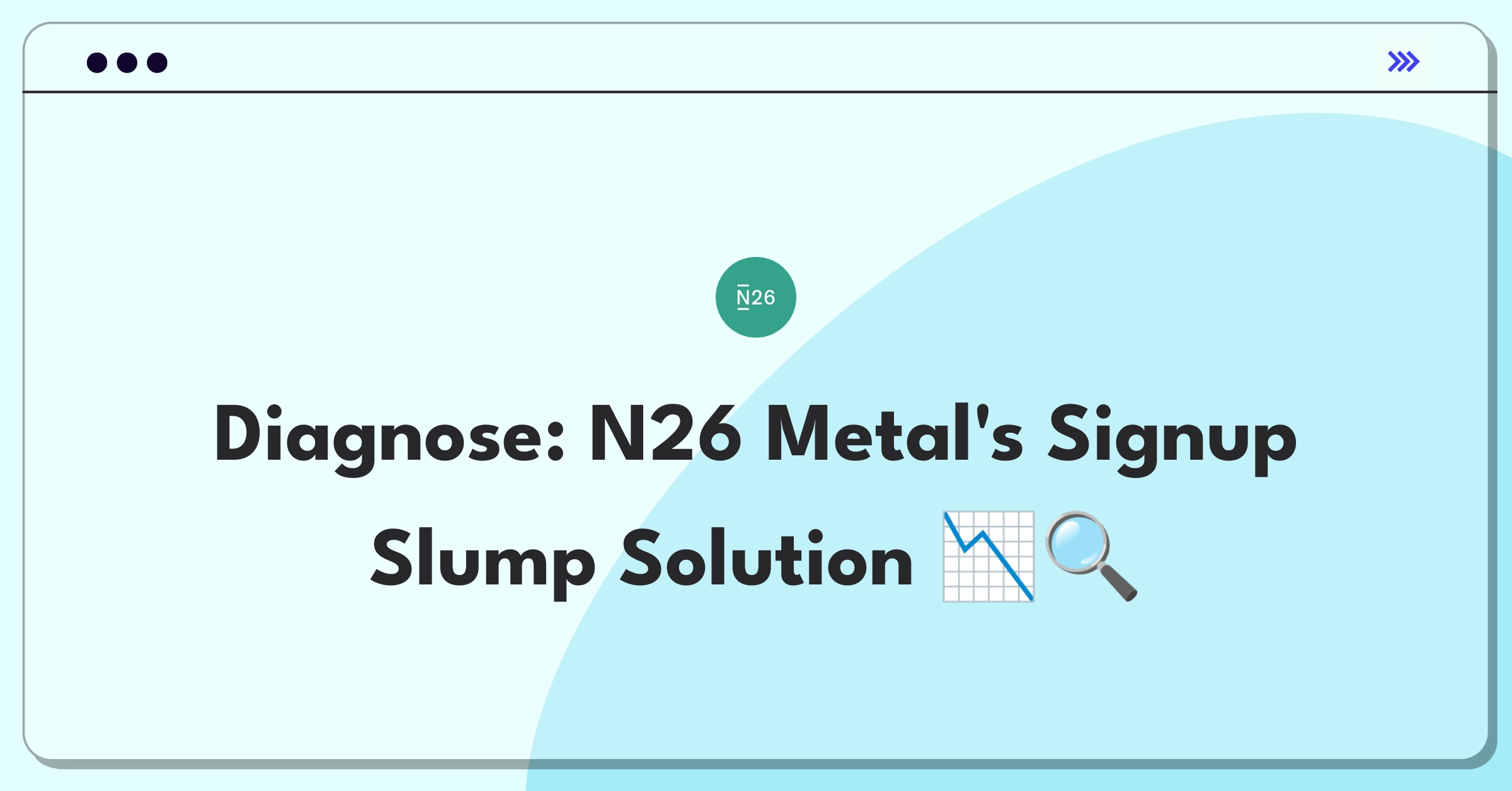 Product Management Root Cause Analysis Question: Investigating N26 Metal's 15% drop in new account signups