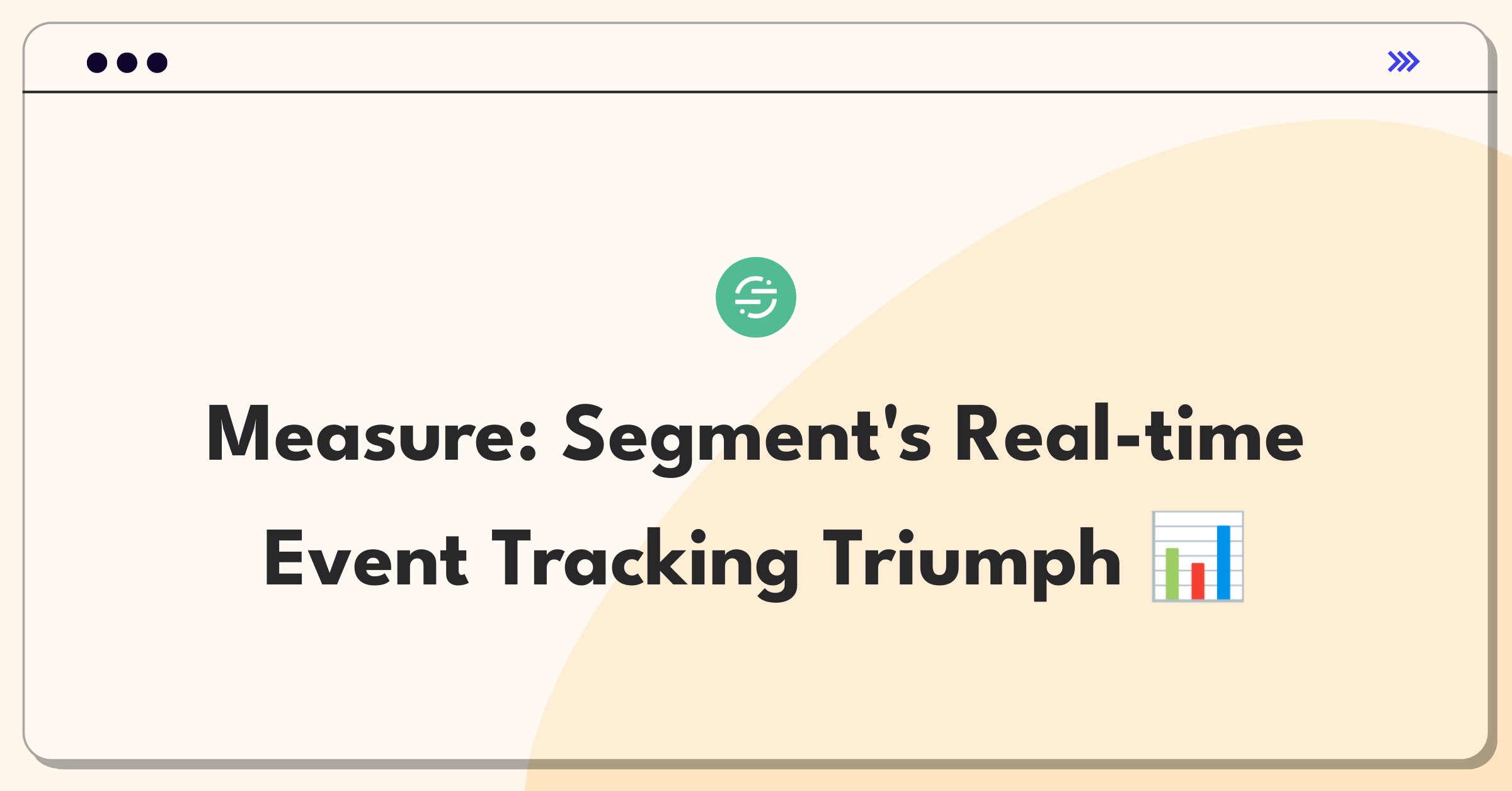 Product Management Metrics Question: Defining success for Segment's real-time event tracking capability