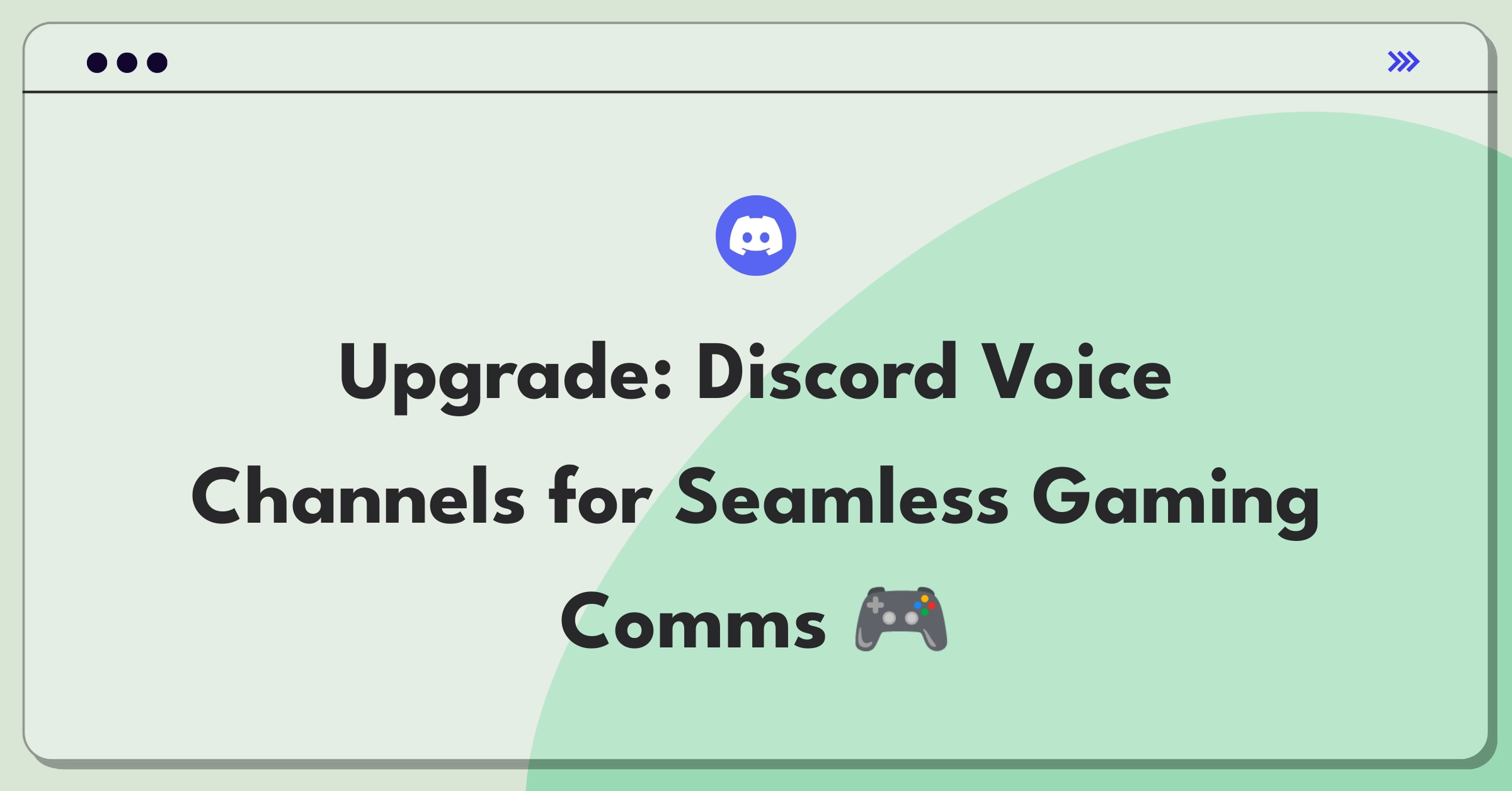 Product Management Improvement Question: Enhancing Discord voice channels for better group communication in gaming and beyond