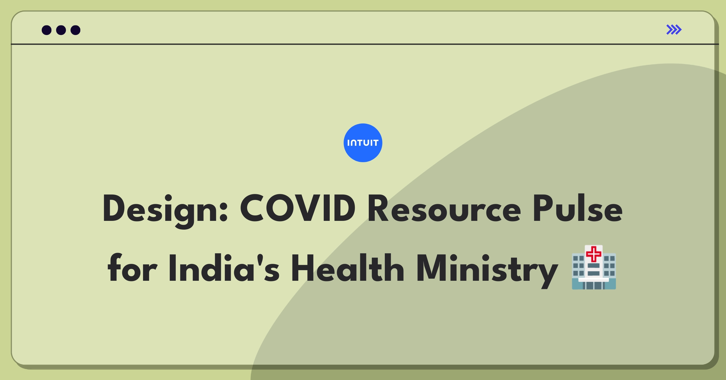 Product Management Design Question: COVID resource distribution system for Indian health ministry