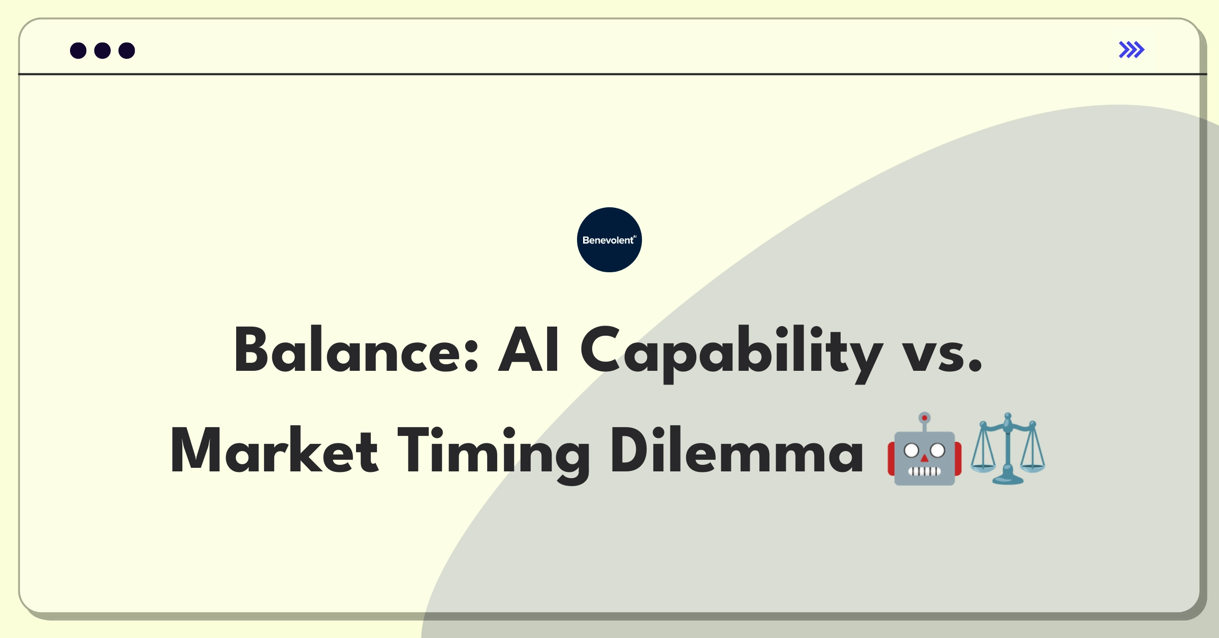 Product Management Trade-off Question: Balancing AI assistant capabilities with market release timing