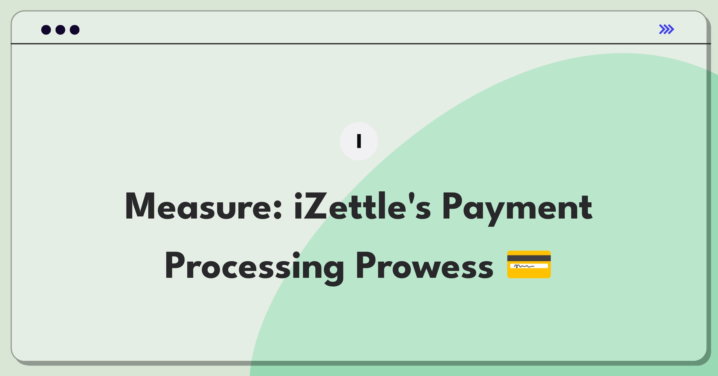 Product Management Metrics Question: Defining success for iZettle's payment processing system