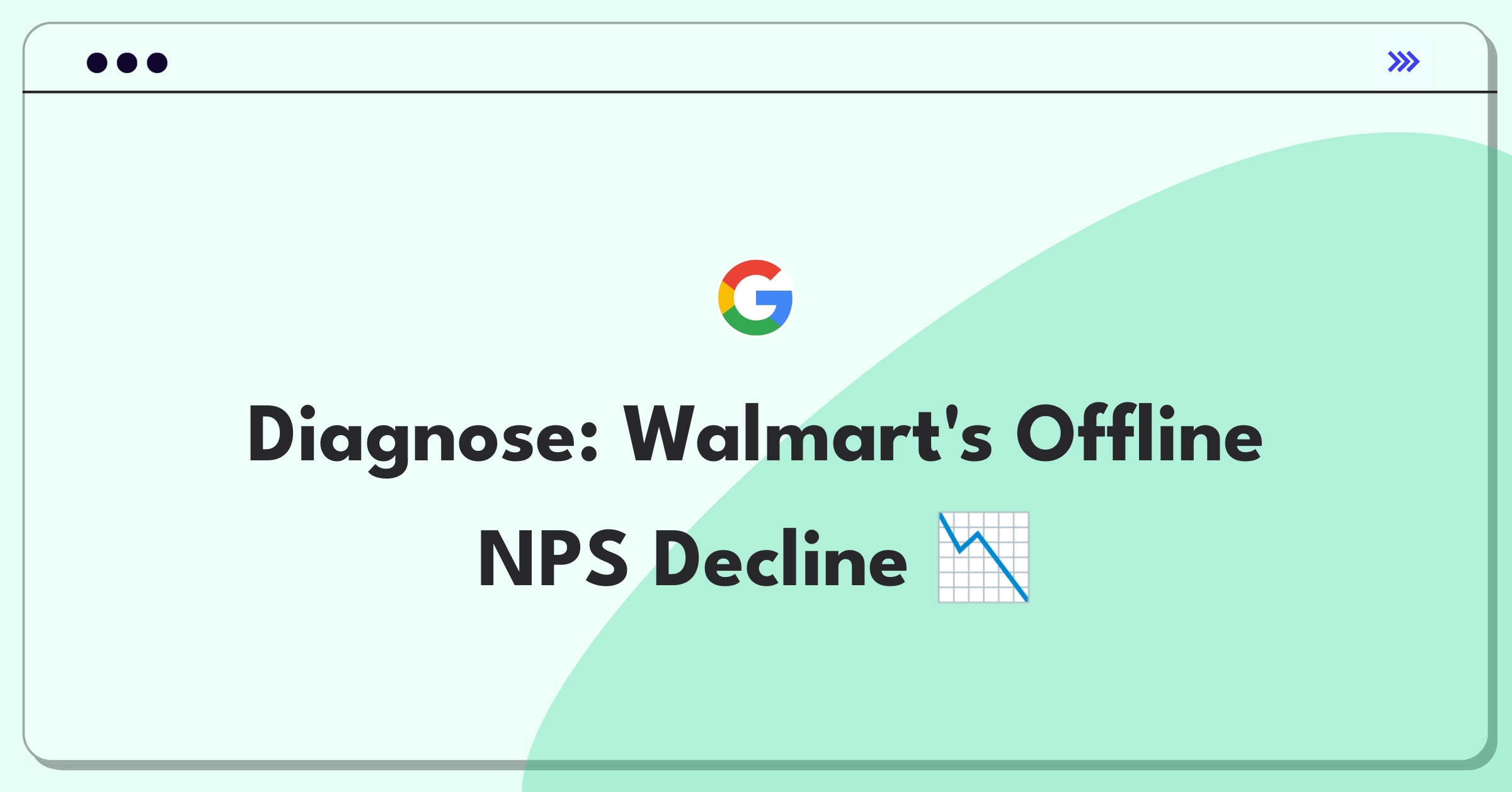 Product Management Root Cause Analysis Question: Improving Walmart's offline store Net Promoter Score