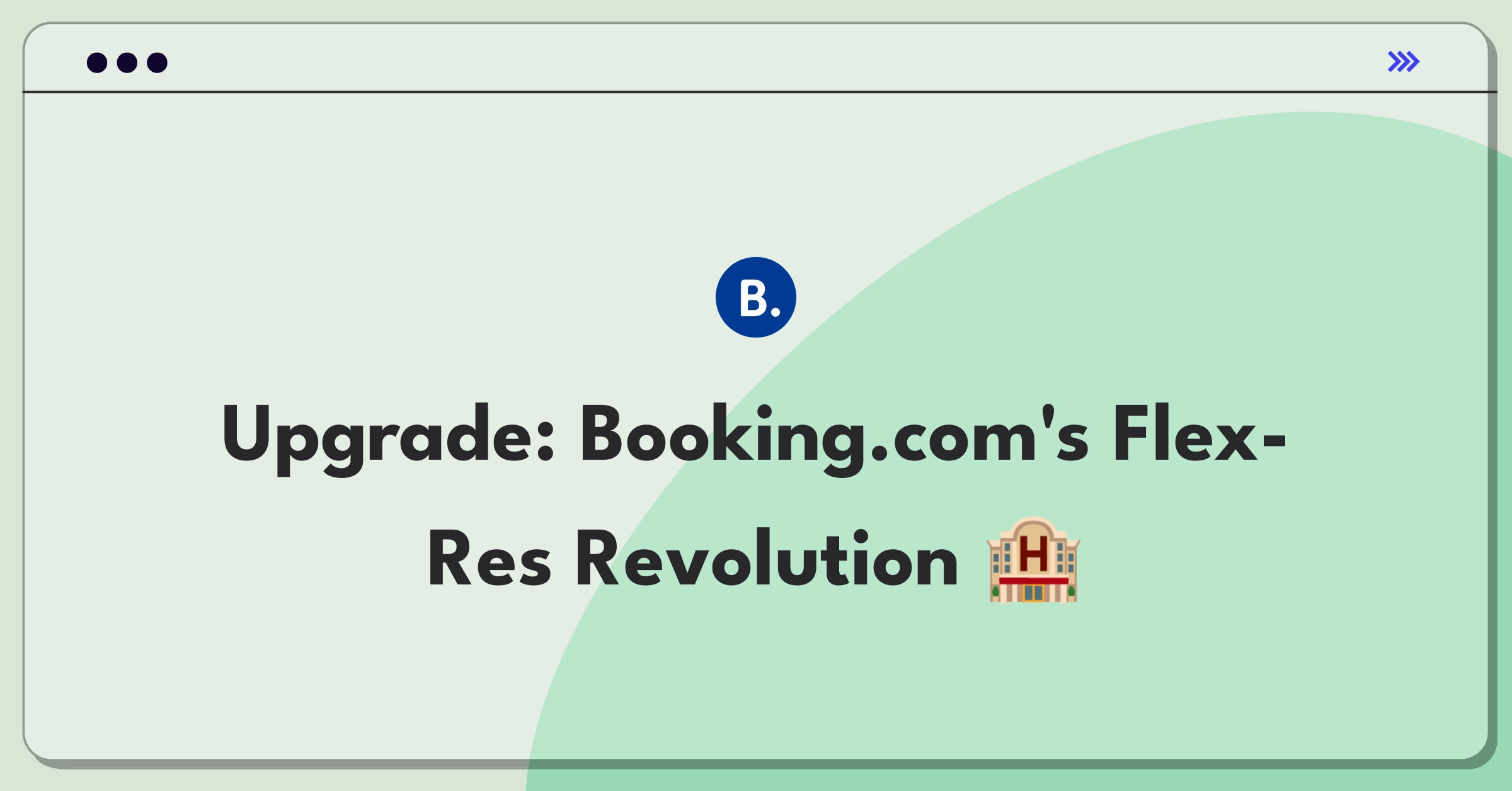 Product Management Improvement Question: Enhancing reservation flexibility for online travel booking platform