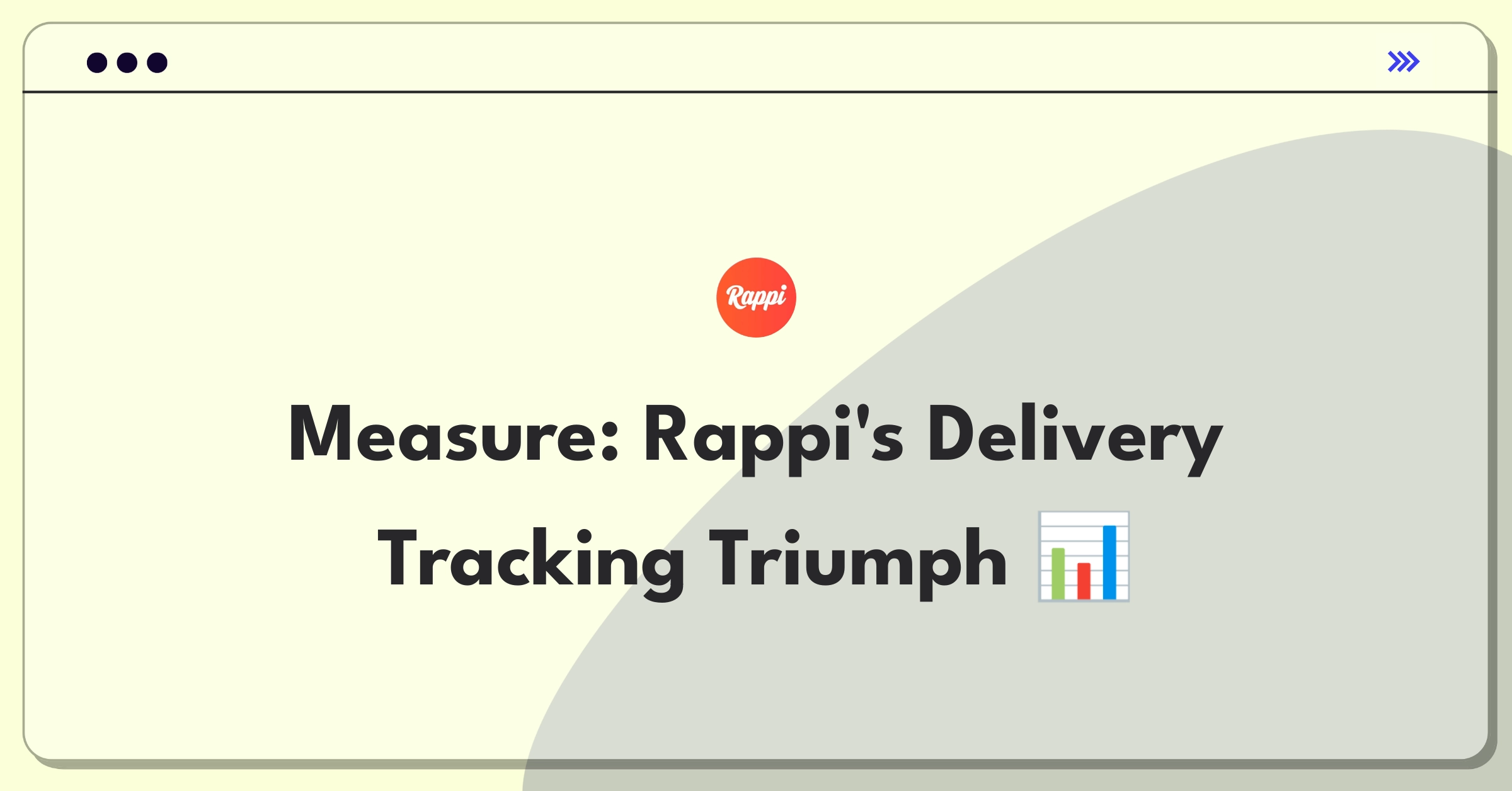 Product Management Metrics Question: Defining success for Rappi's delivery tracking system using key performance indicators