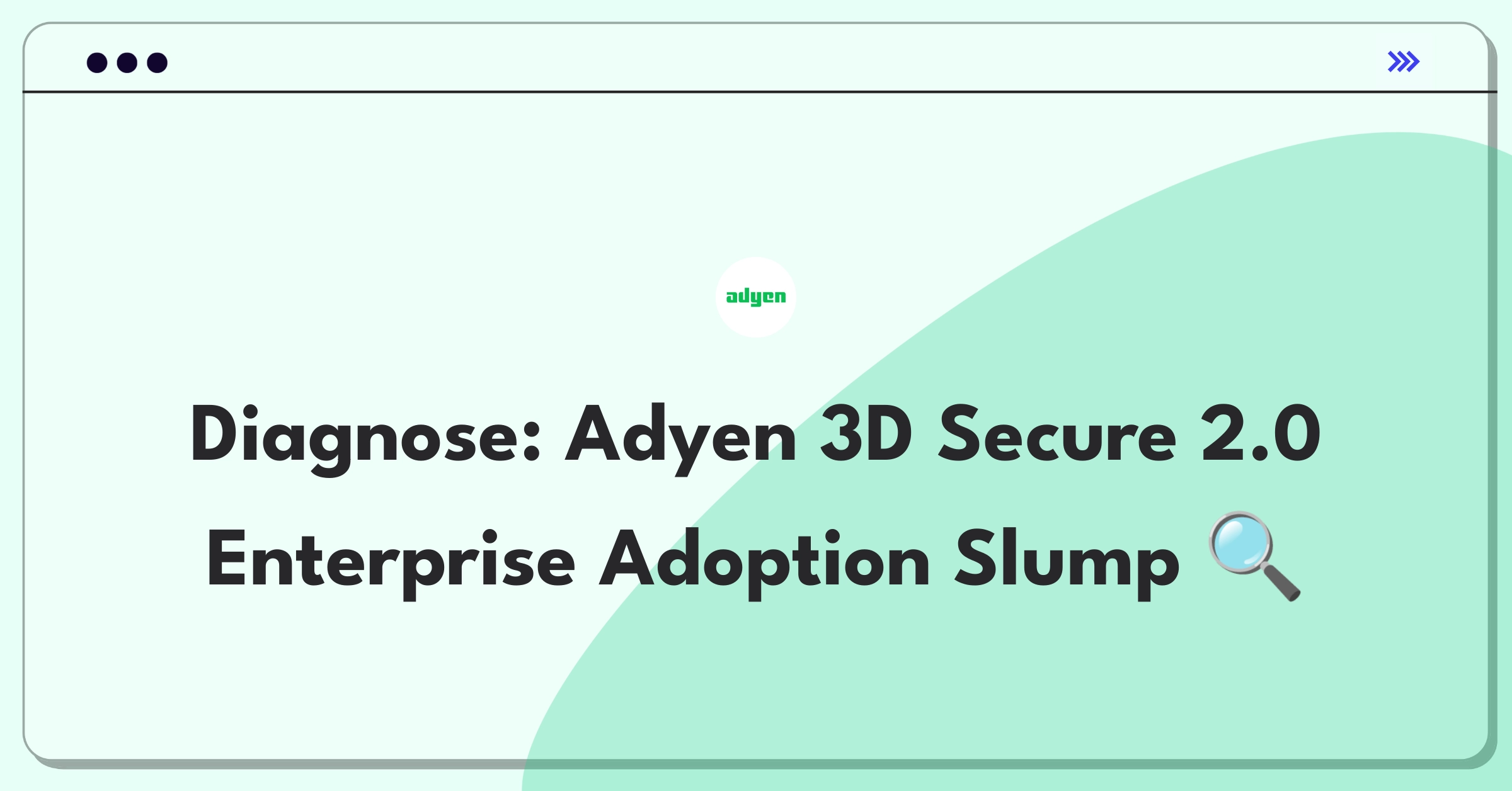 Product Management Root Cause Analysis Question: Investigating Adyen's 3D Secure 2.0 adoption decline among large enterprise merchants