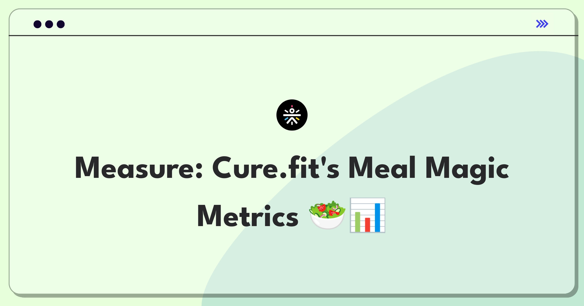 Product Management Analytics Question: Defining success metrics for Cure.fit's meal subscription service